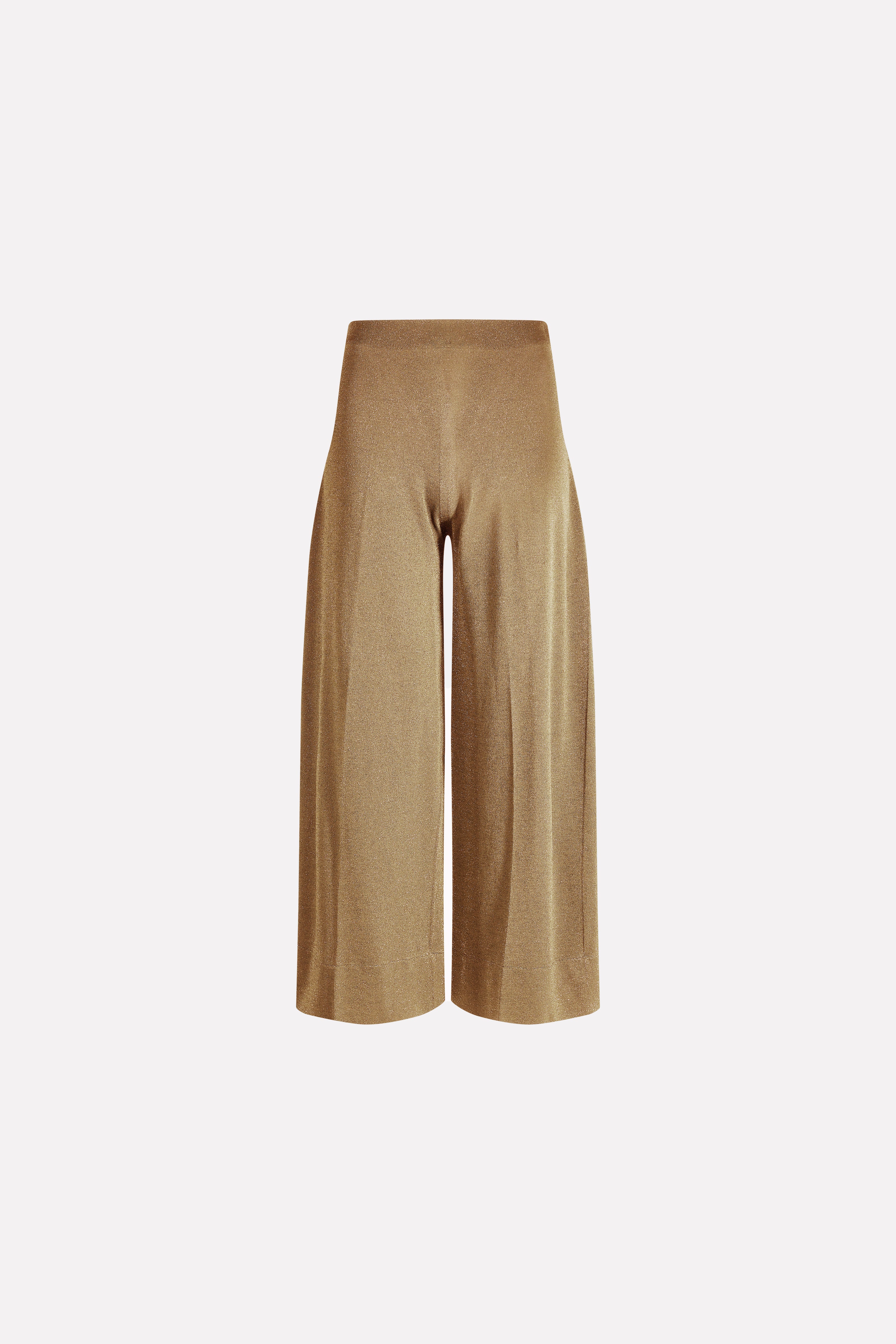 PANTALONE CROPPED LAMÃ