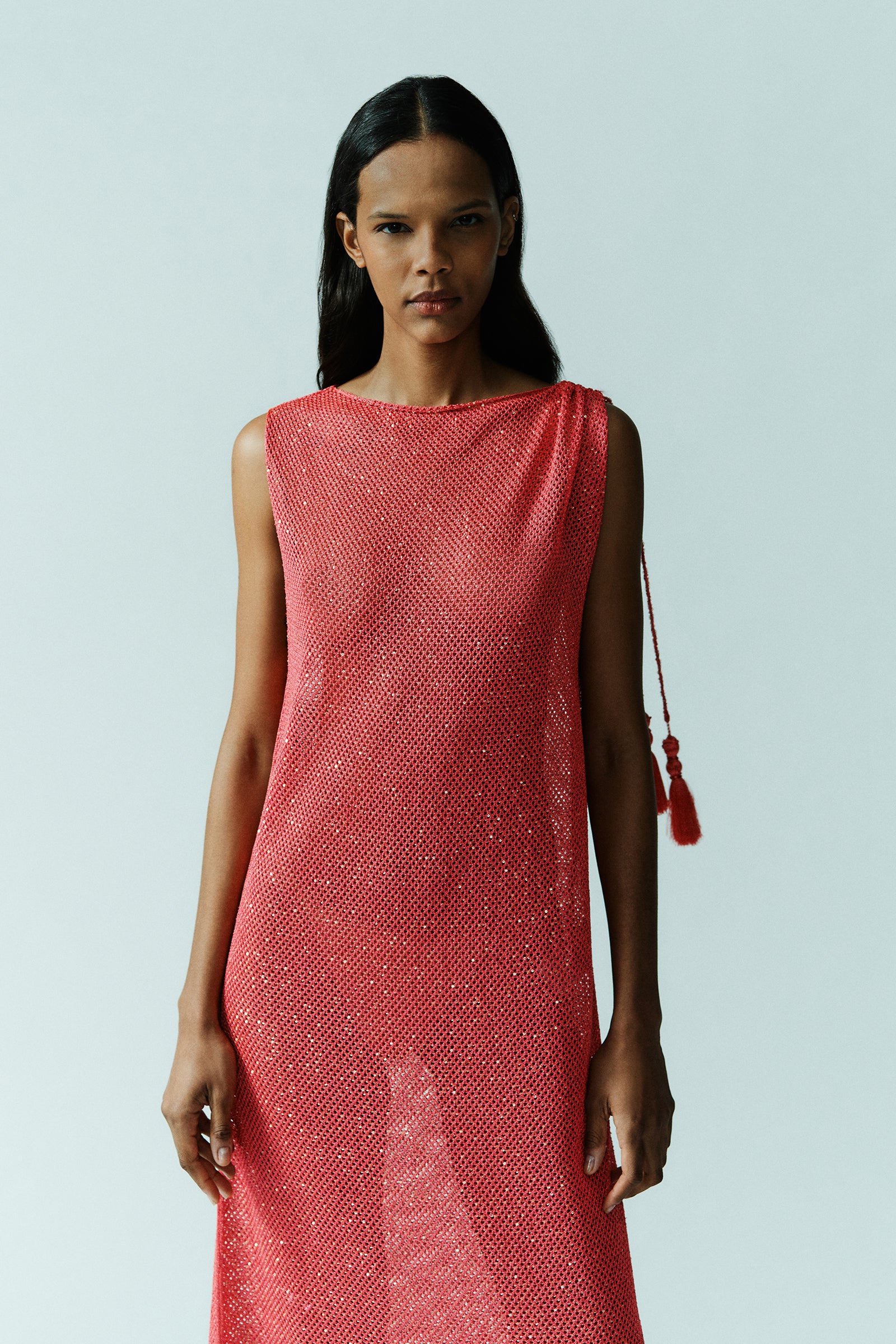 SEQUIN LONG DRESS