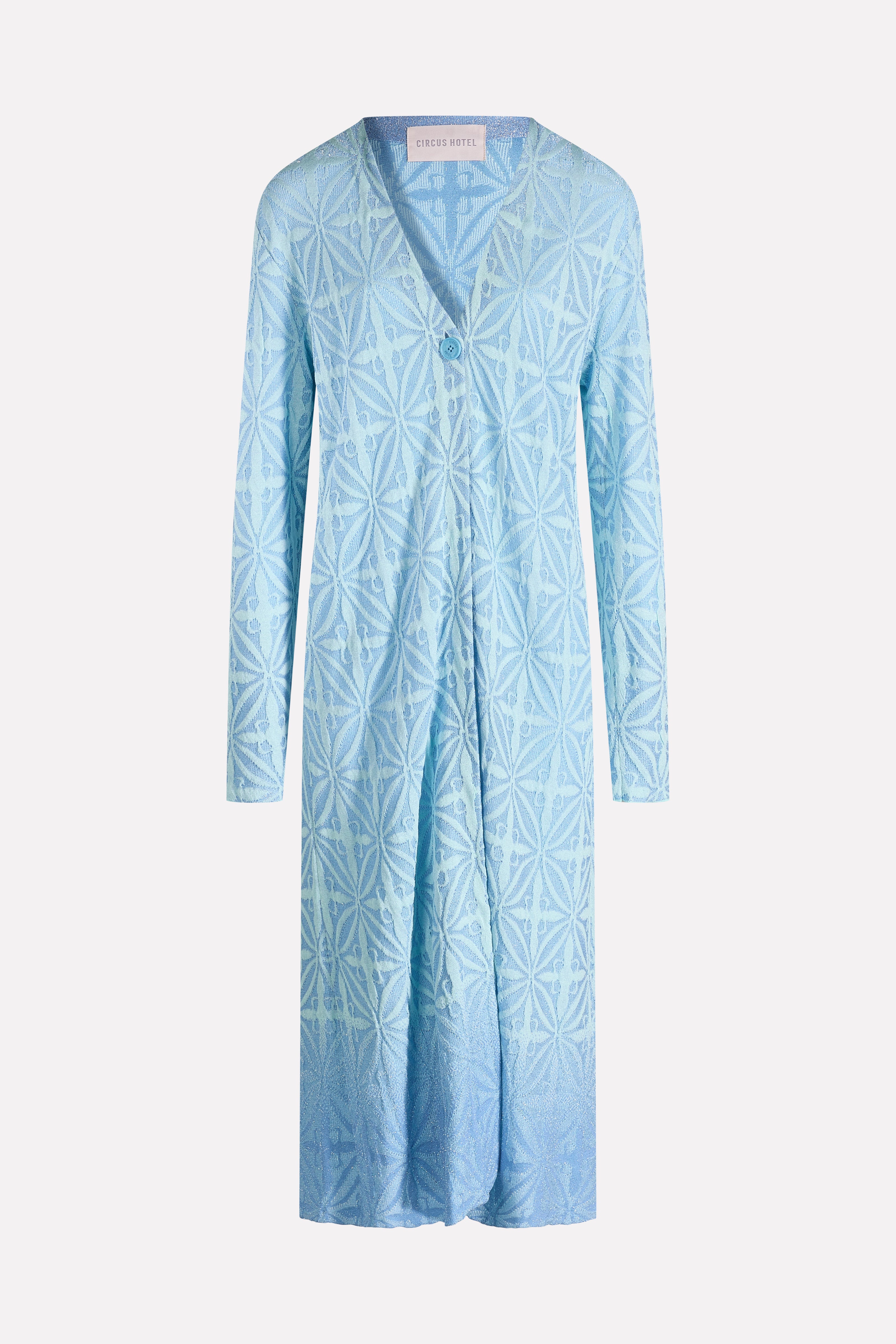 MAXI CARDIGAN JACQUARD MAIOLICA