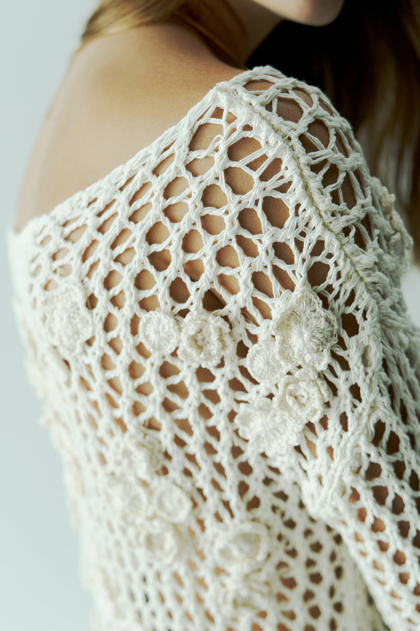 T-SHIRT CROCHET FIORI