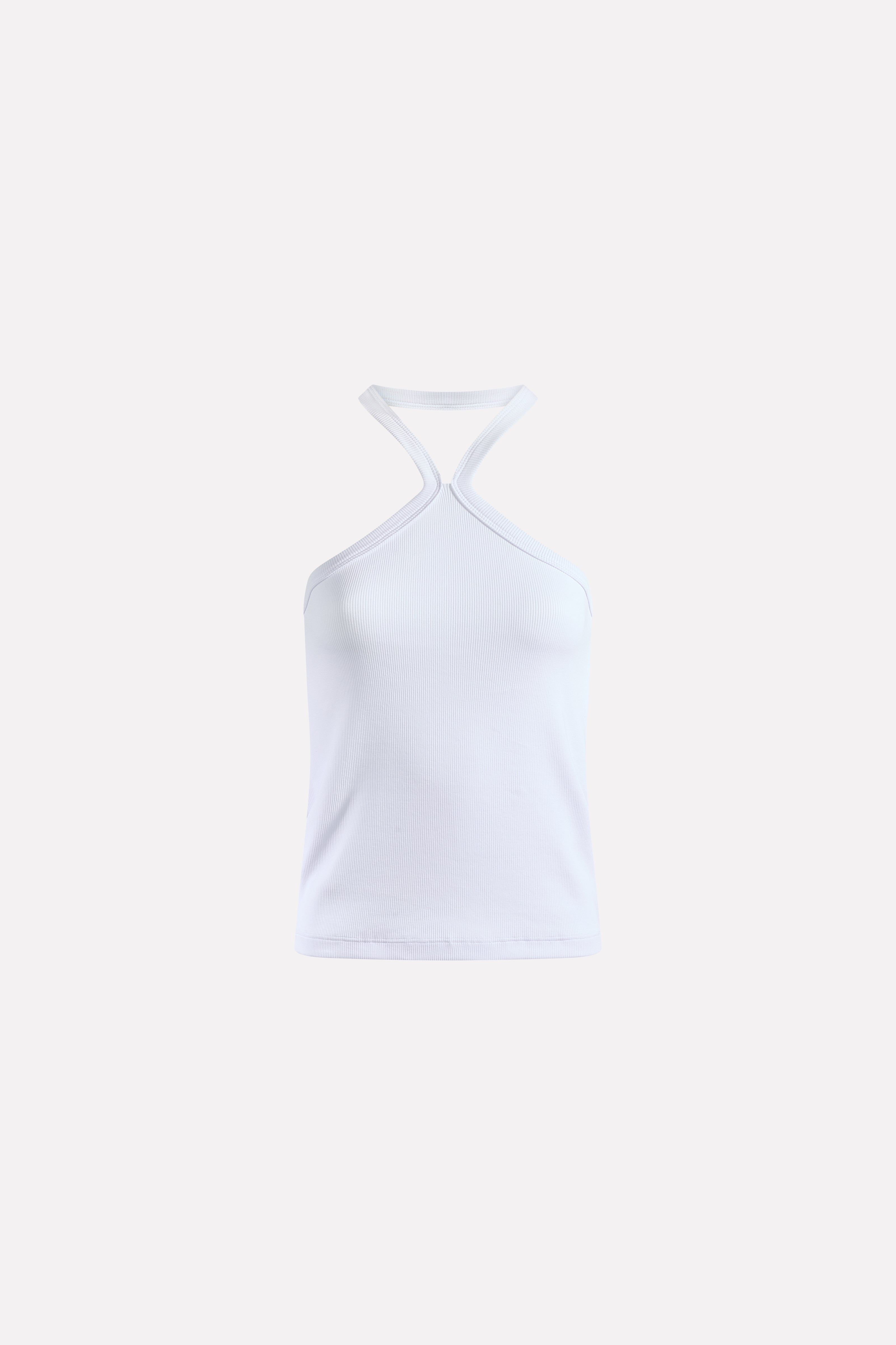 LONG NECKLINE TOP