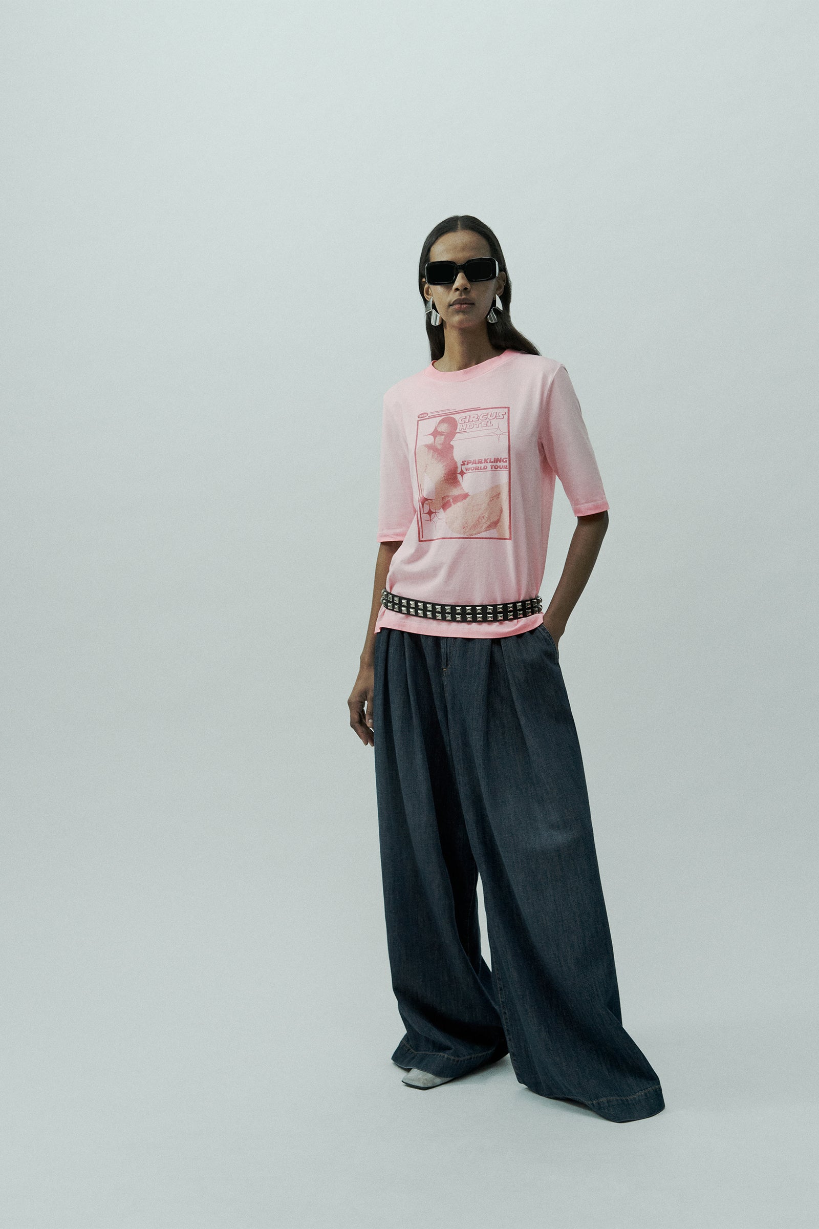 T-SHIRT MANICHE 3/4 GRAFICA