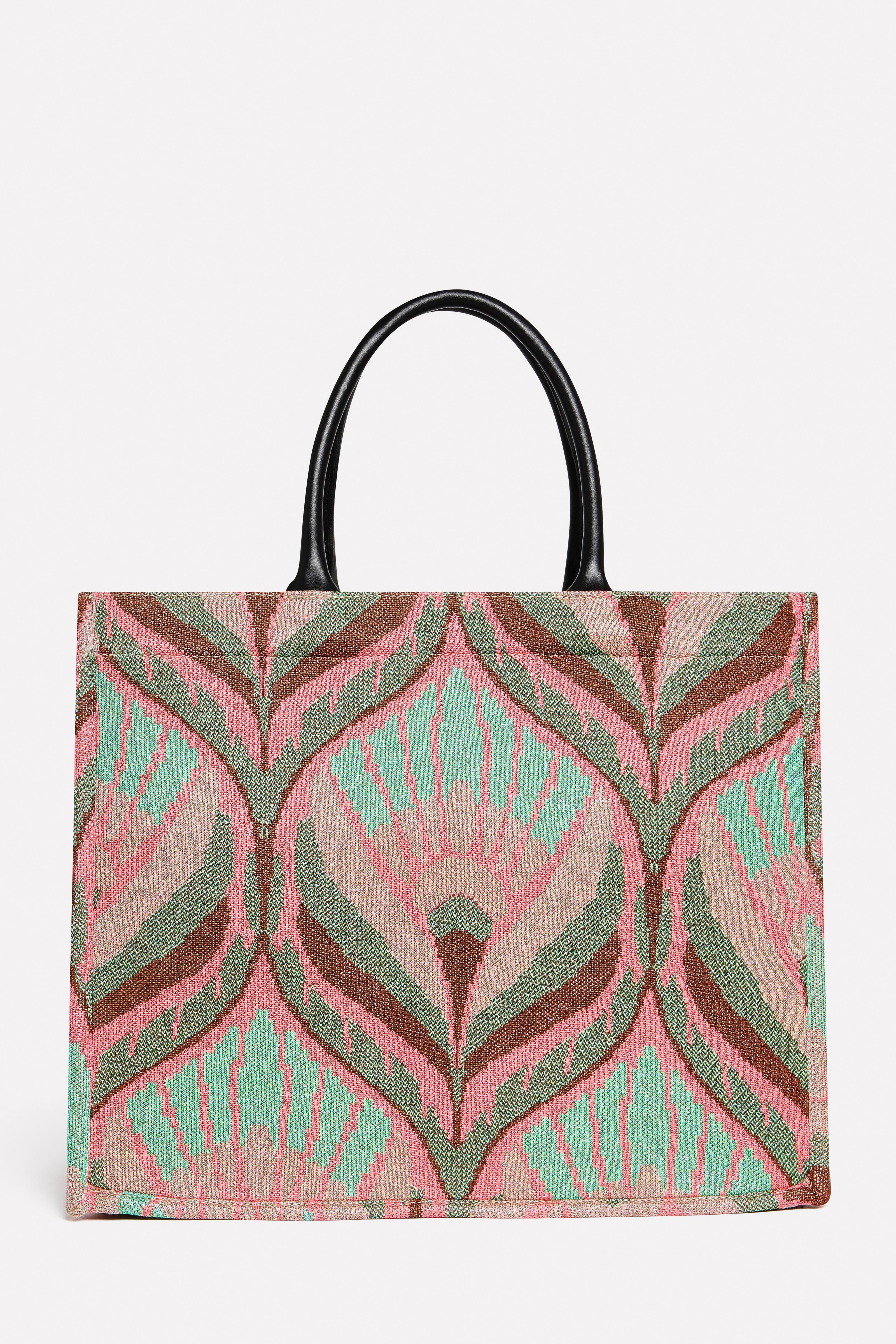 Shopper jacquard grafico