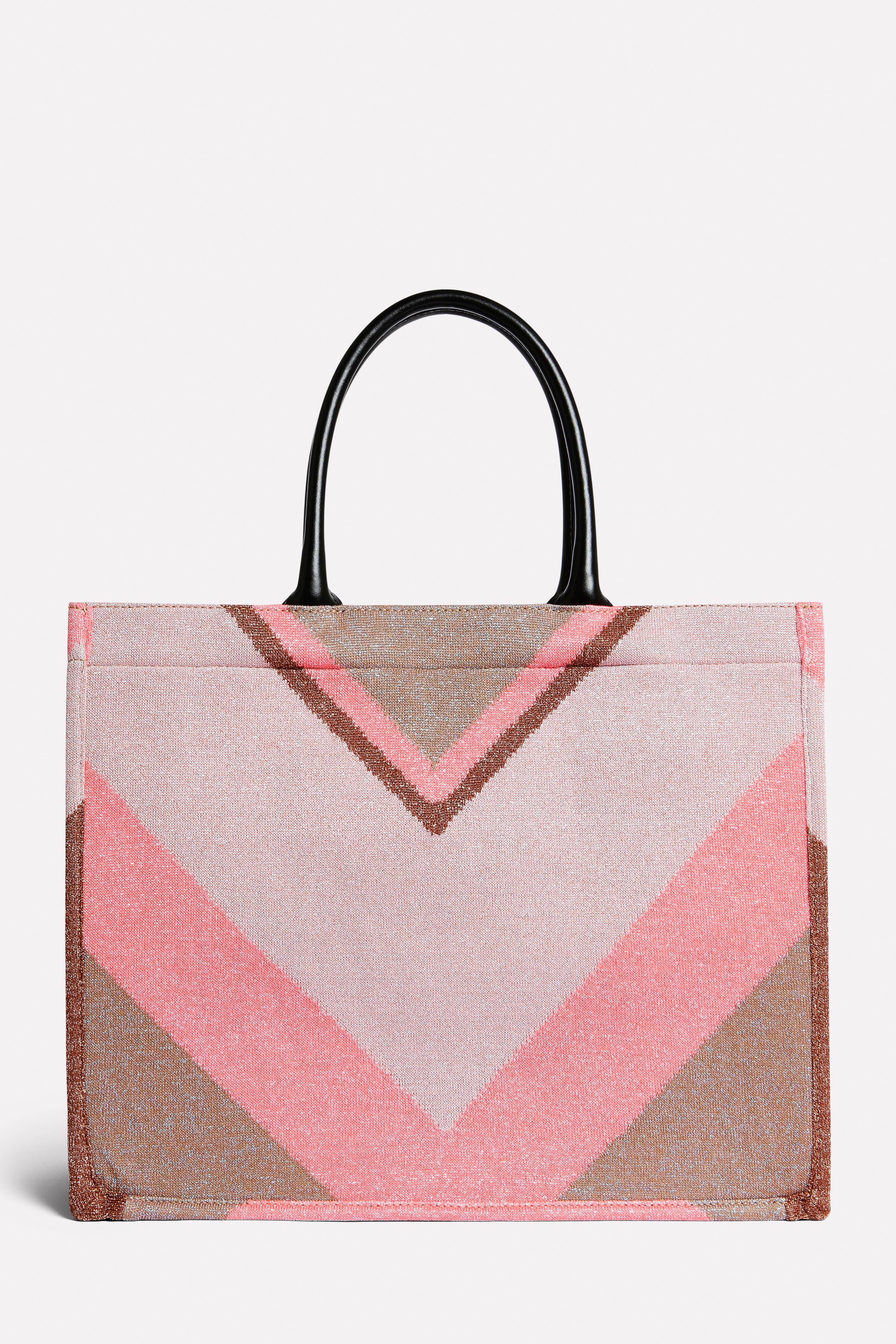Shopper jacquard grafico