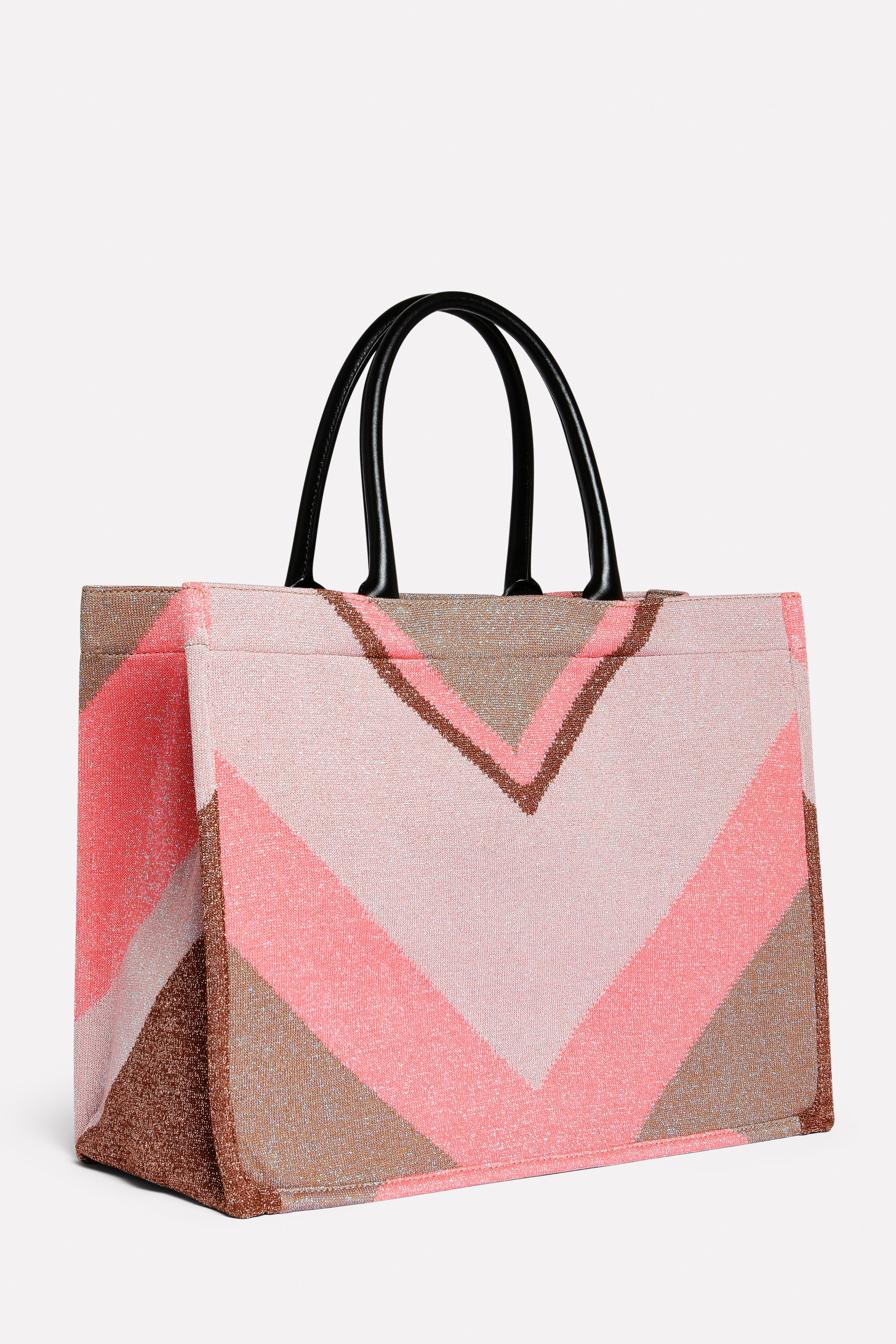 Shopper jacquard grafico
