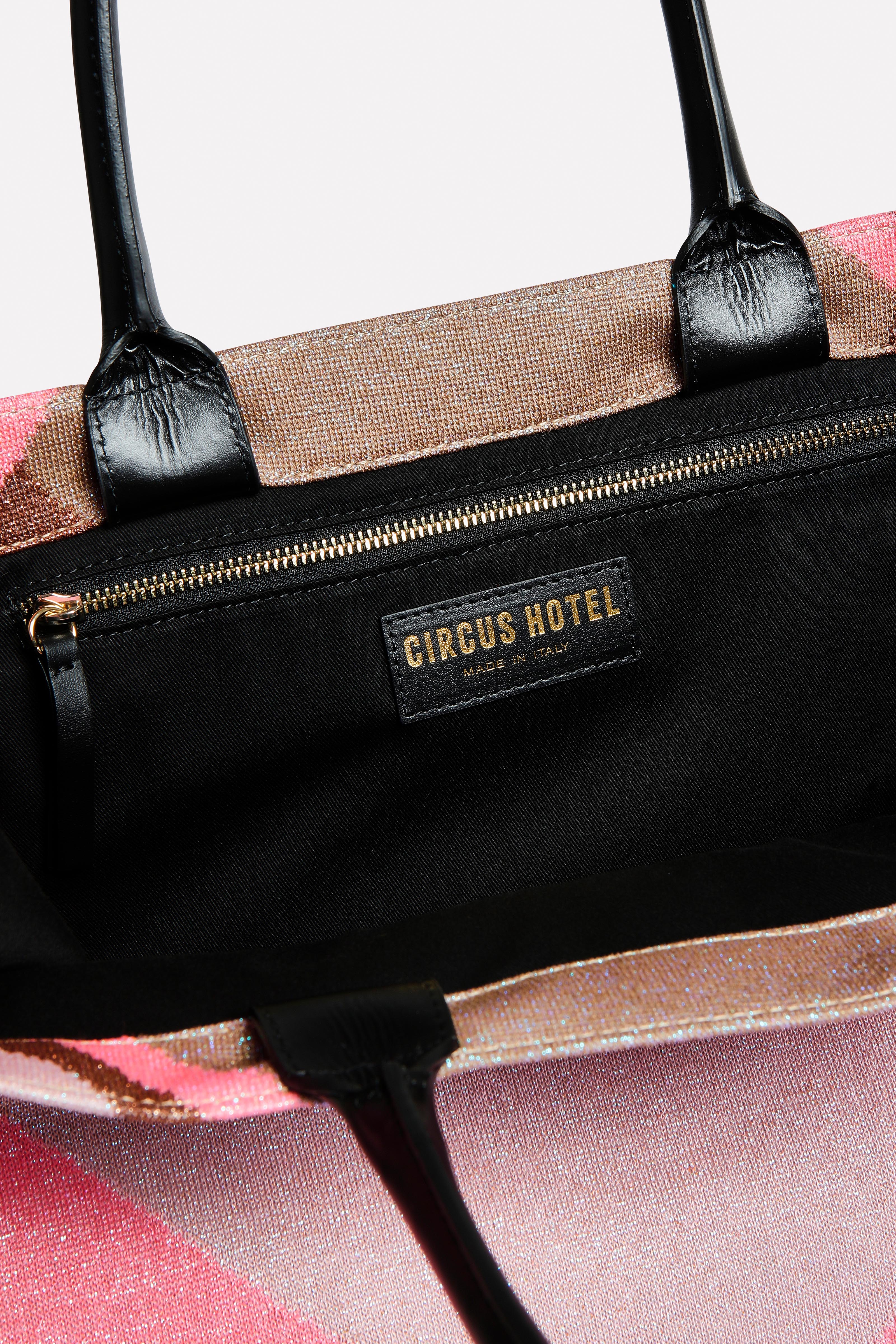 Shopper jacquard grafico