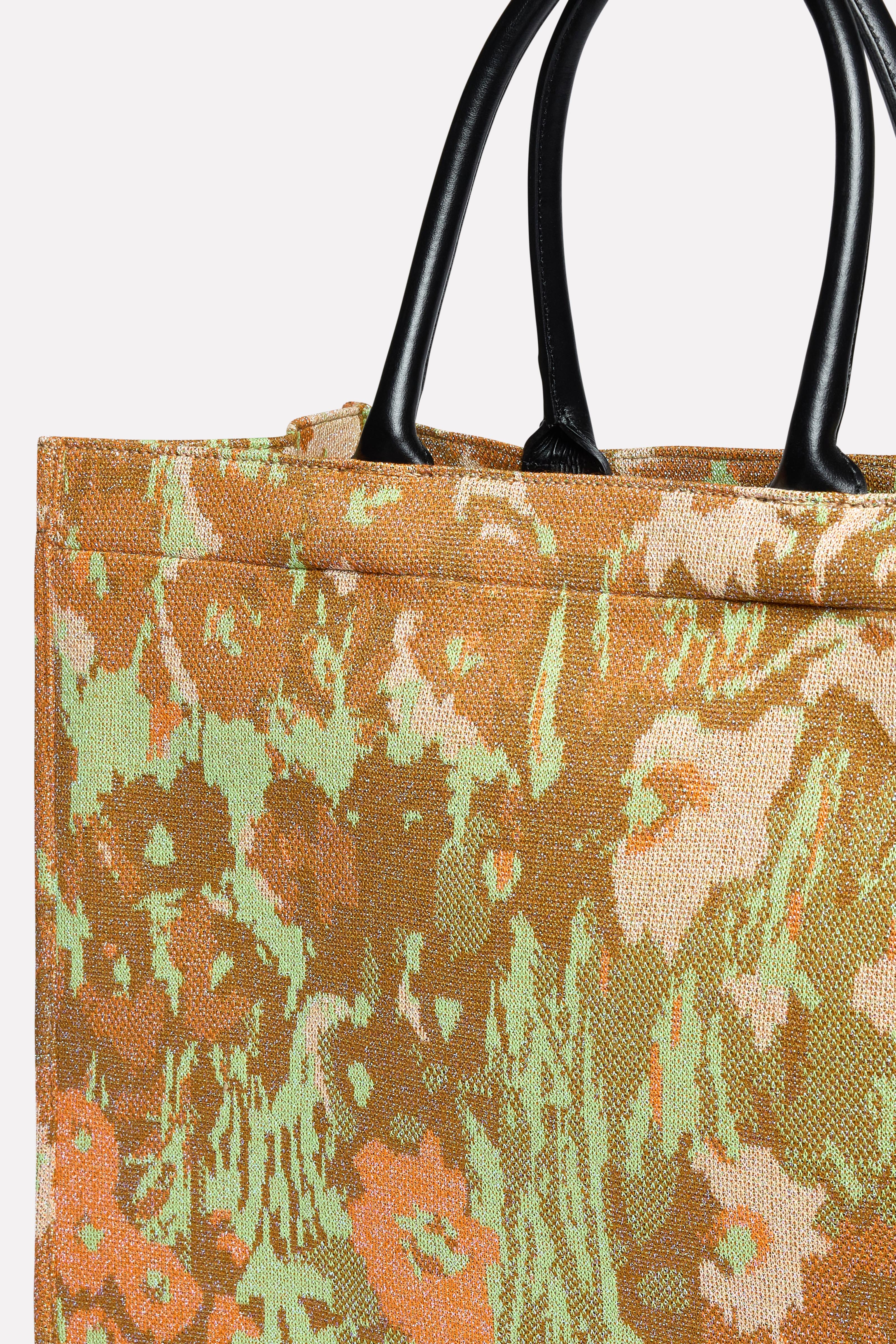 Shopper jacquard grafico