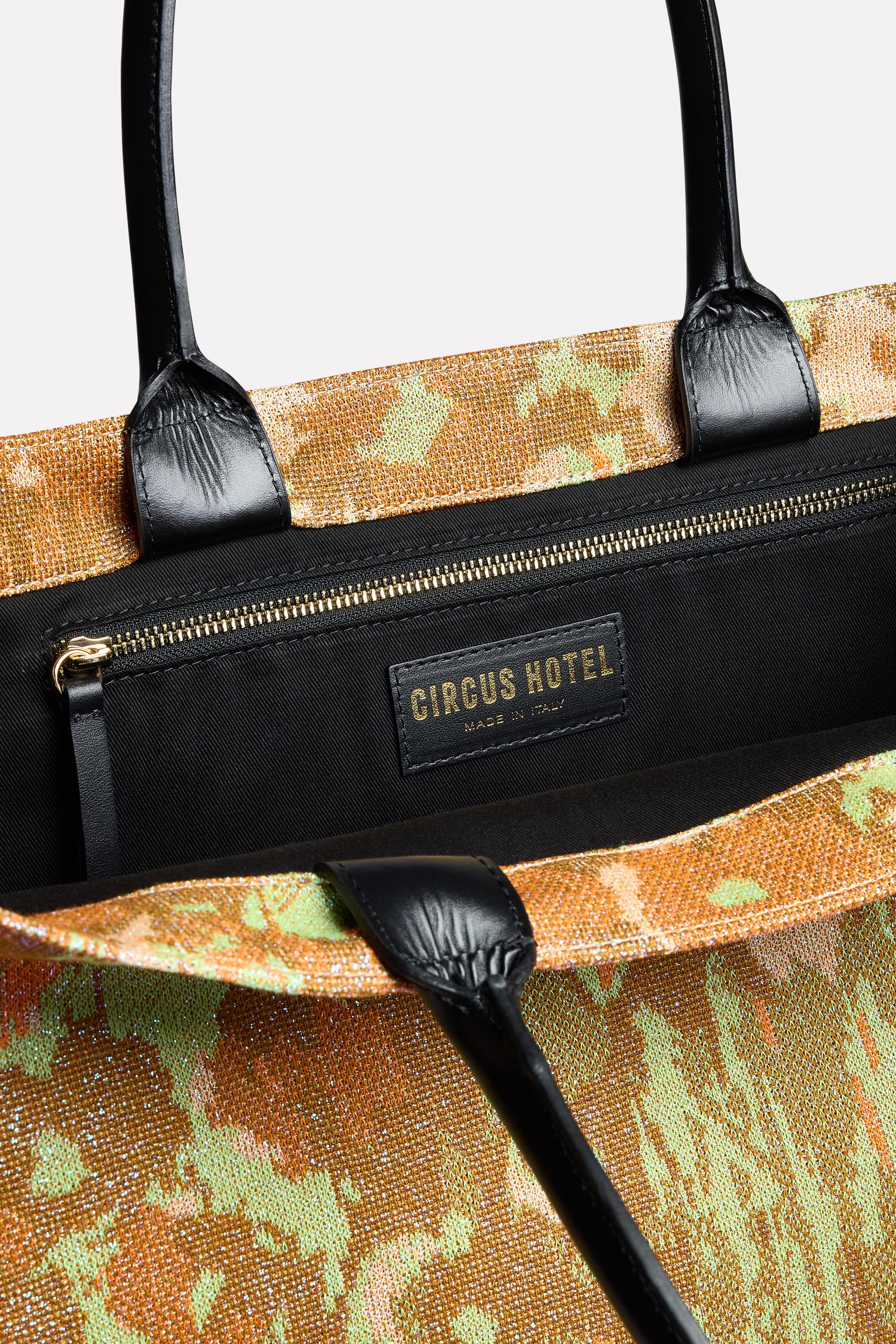 Shopper jacquard grafico