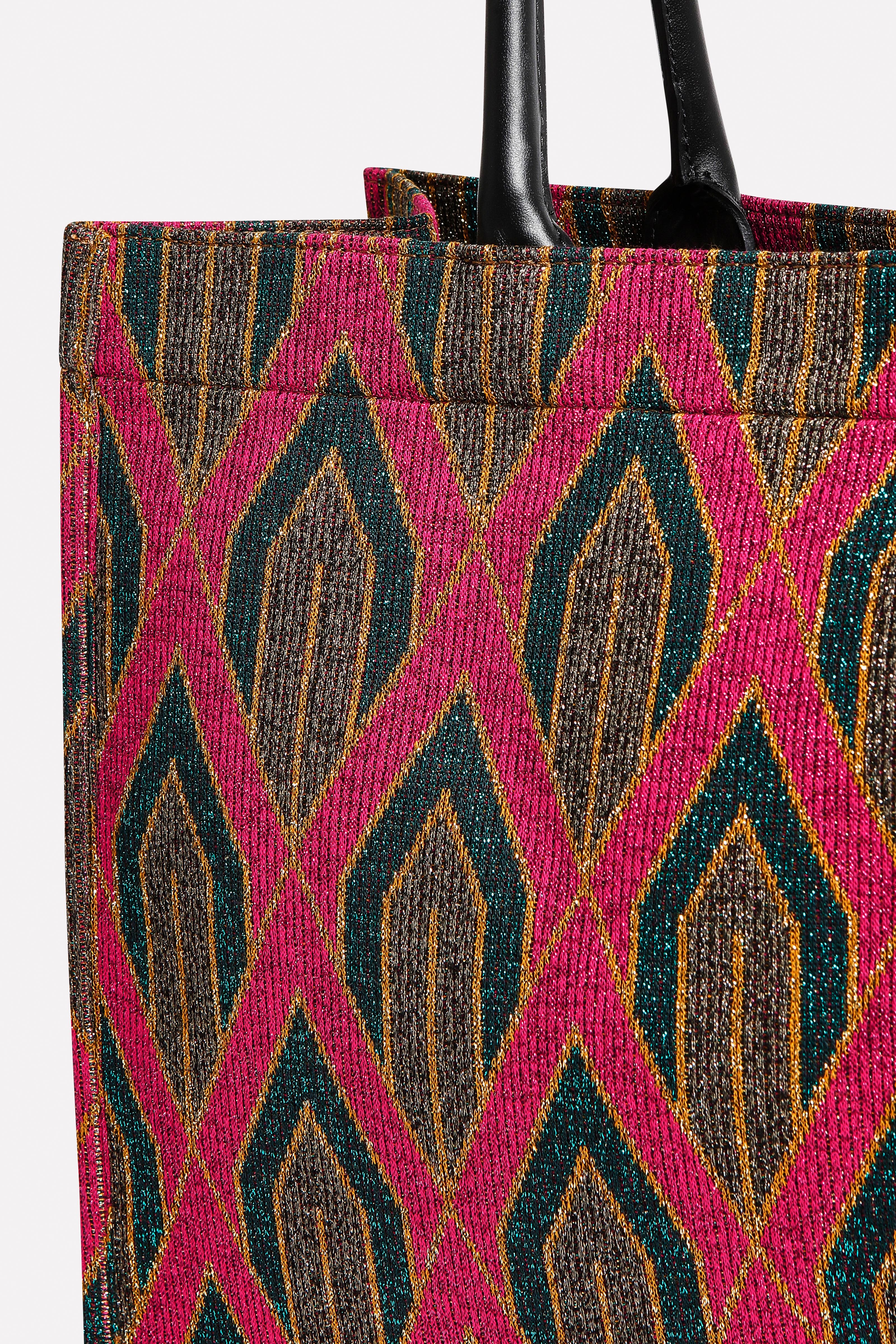 Shopper jacquard grafico