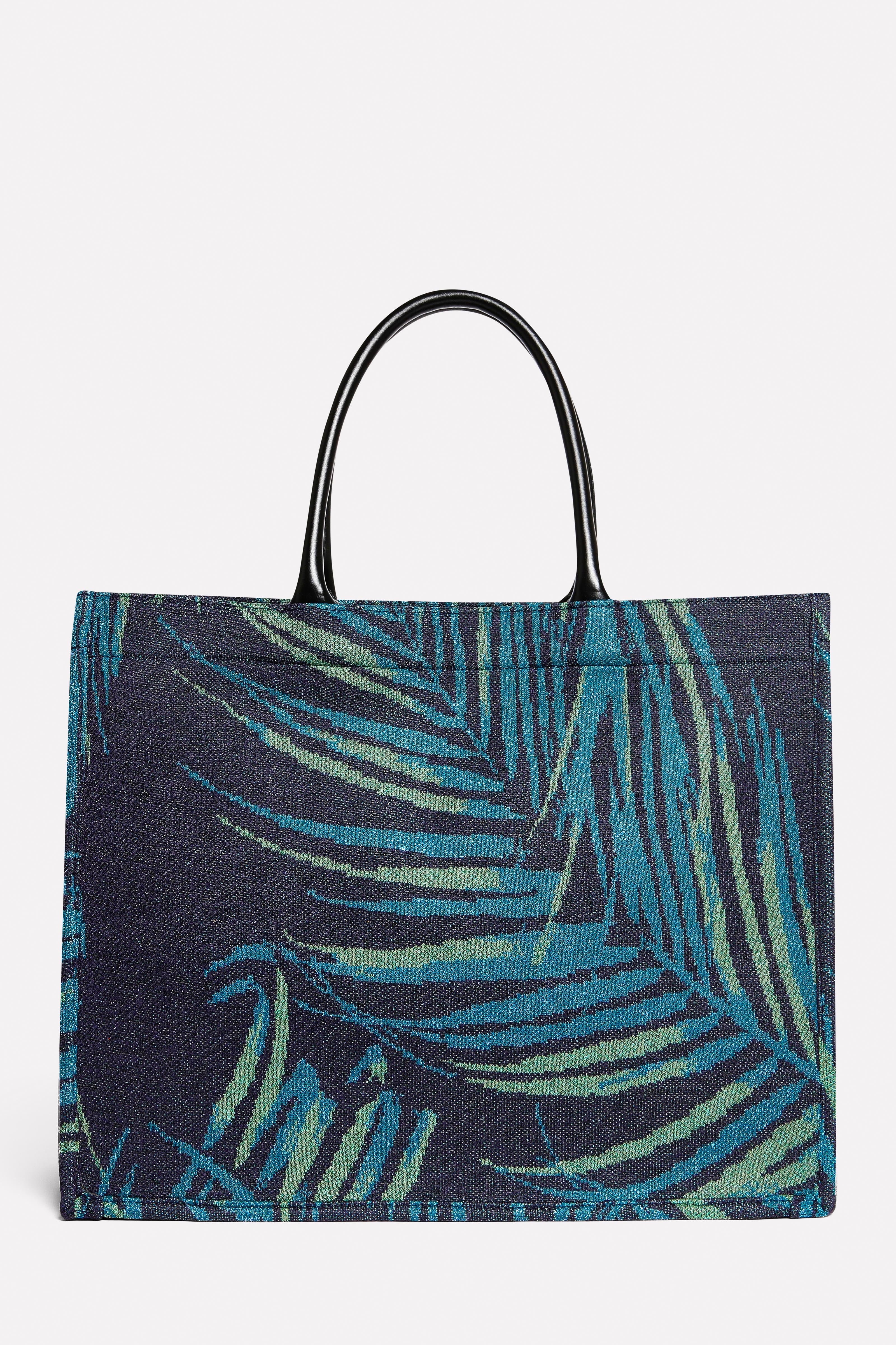 Shopper jacquard grafico