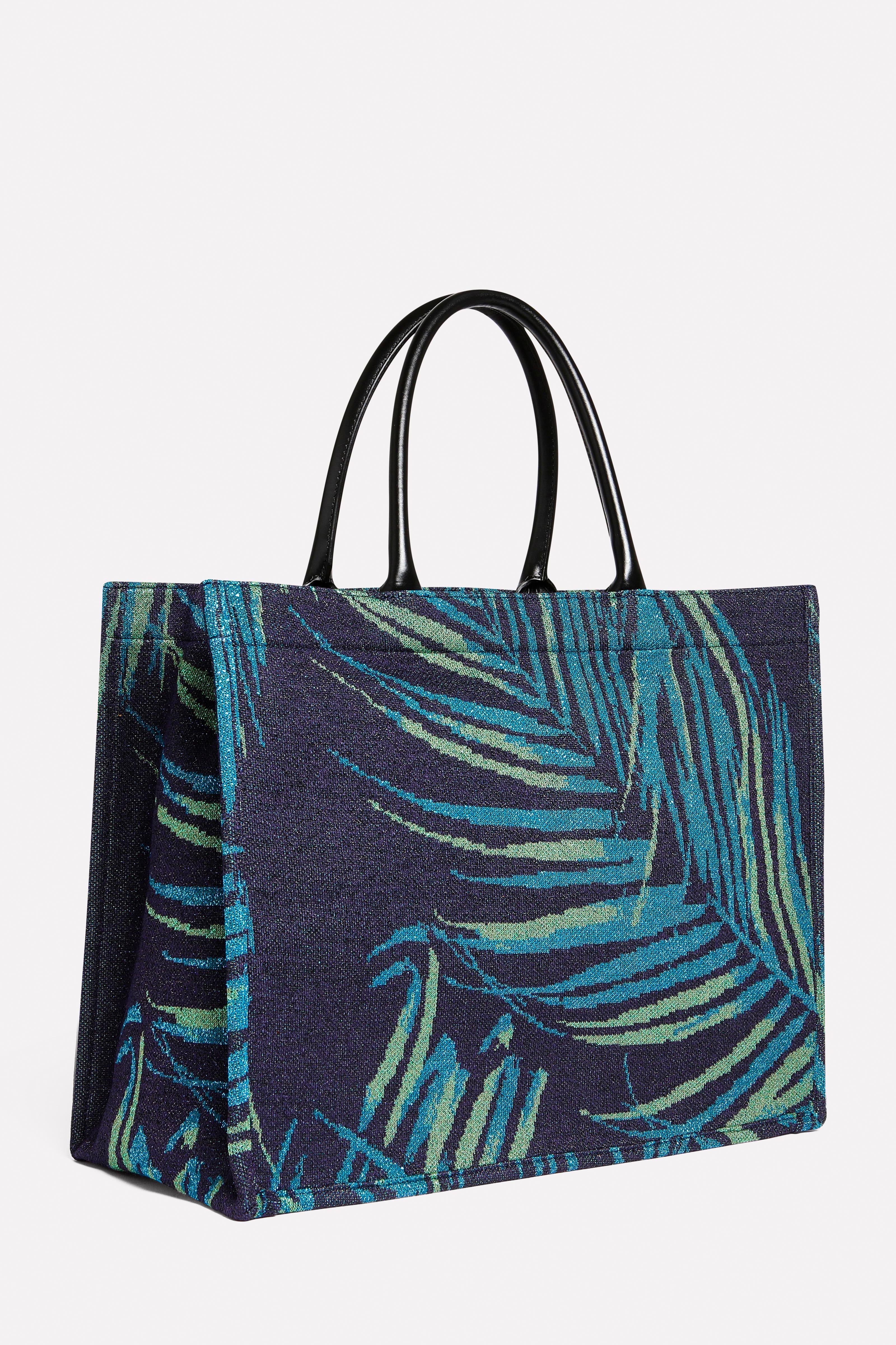 Shopper jacquard grafico