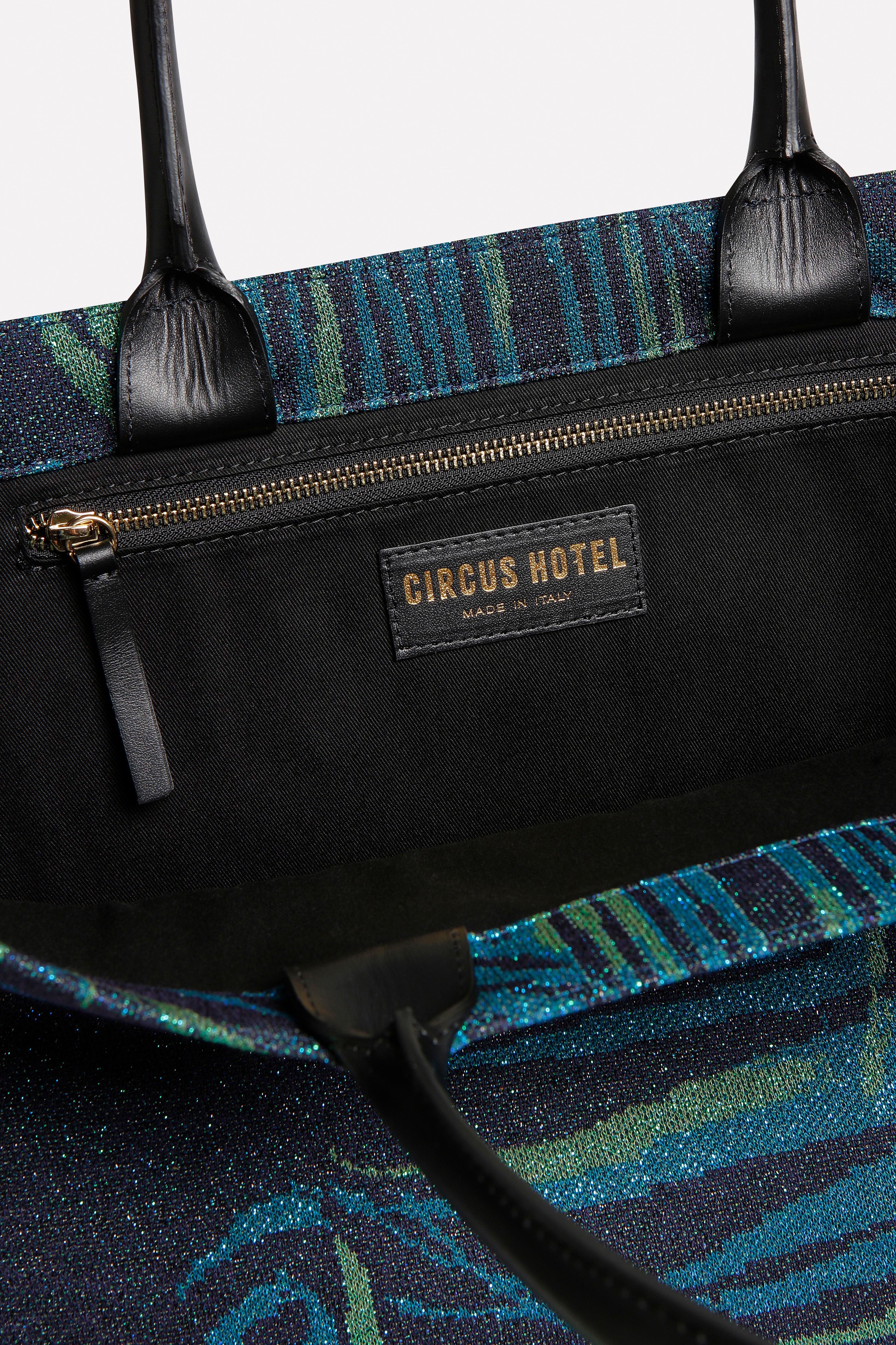 Shopper jacquard grafico