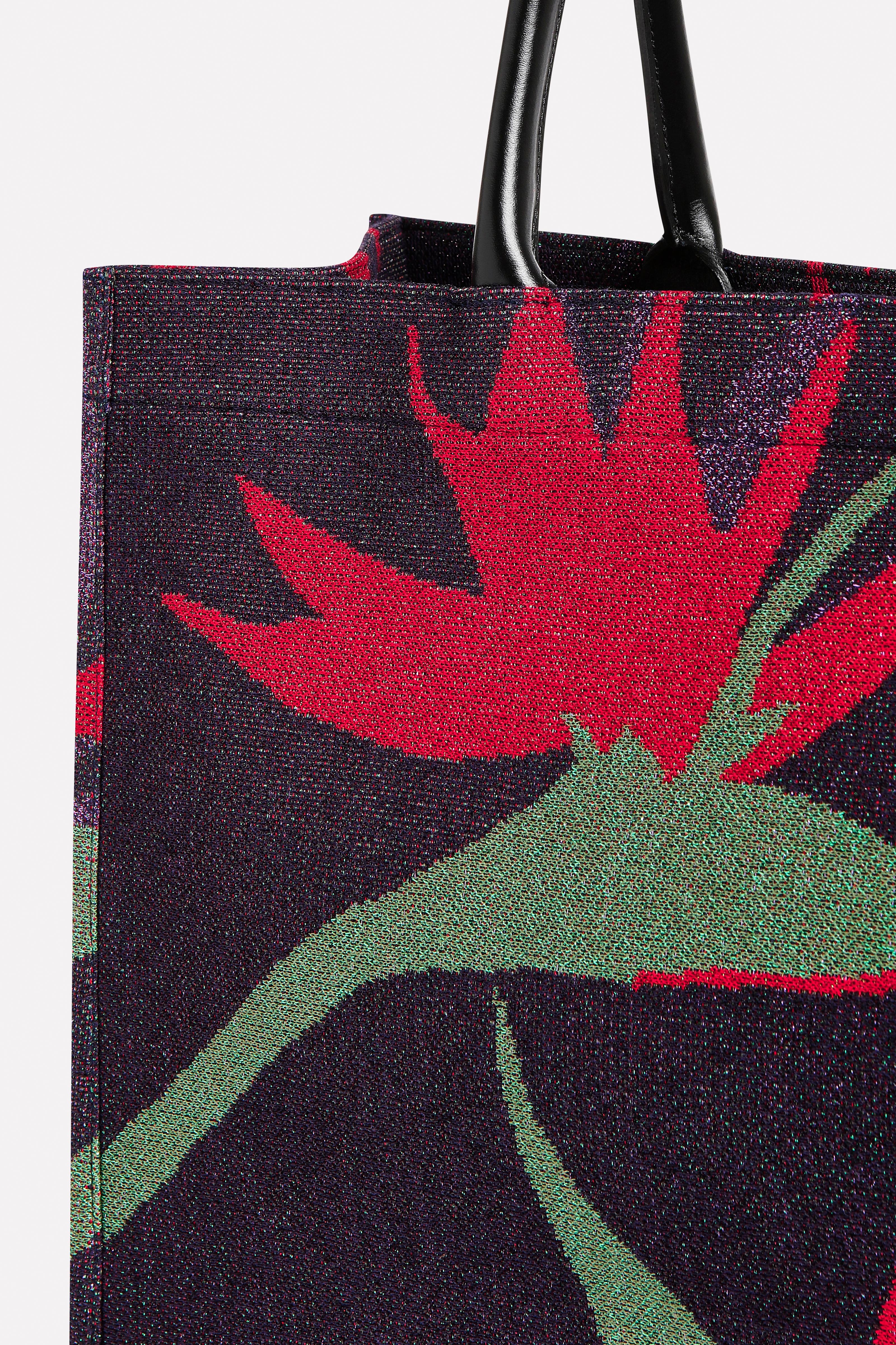 Shopper jacquard grafico