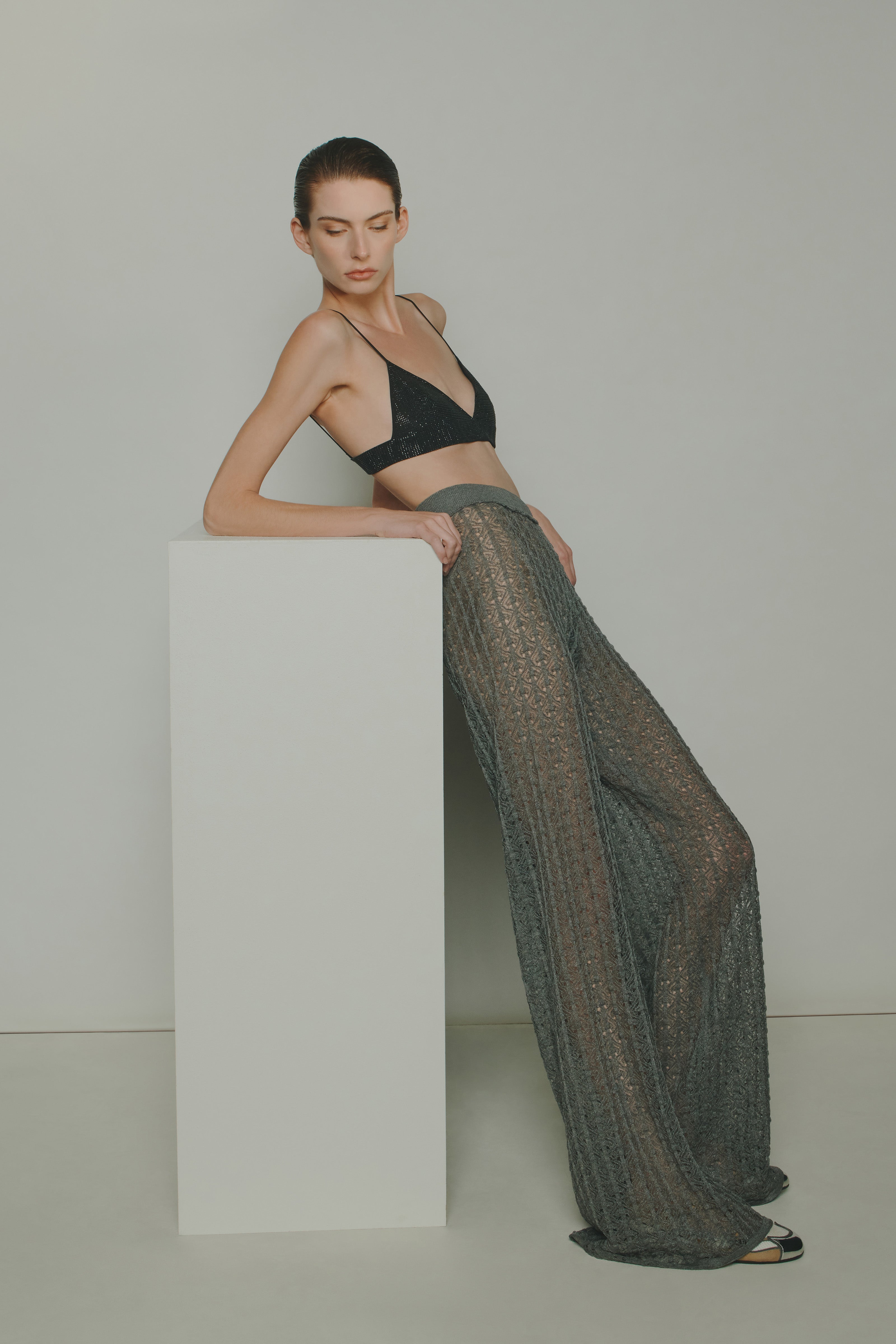 PANTALONE VISCOSA PUNTO PIZZO