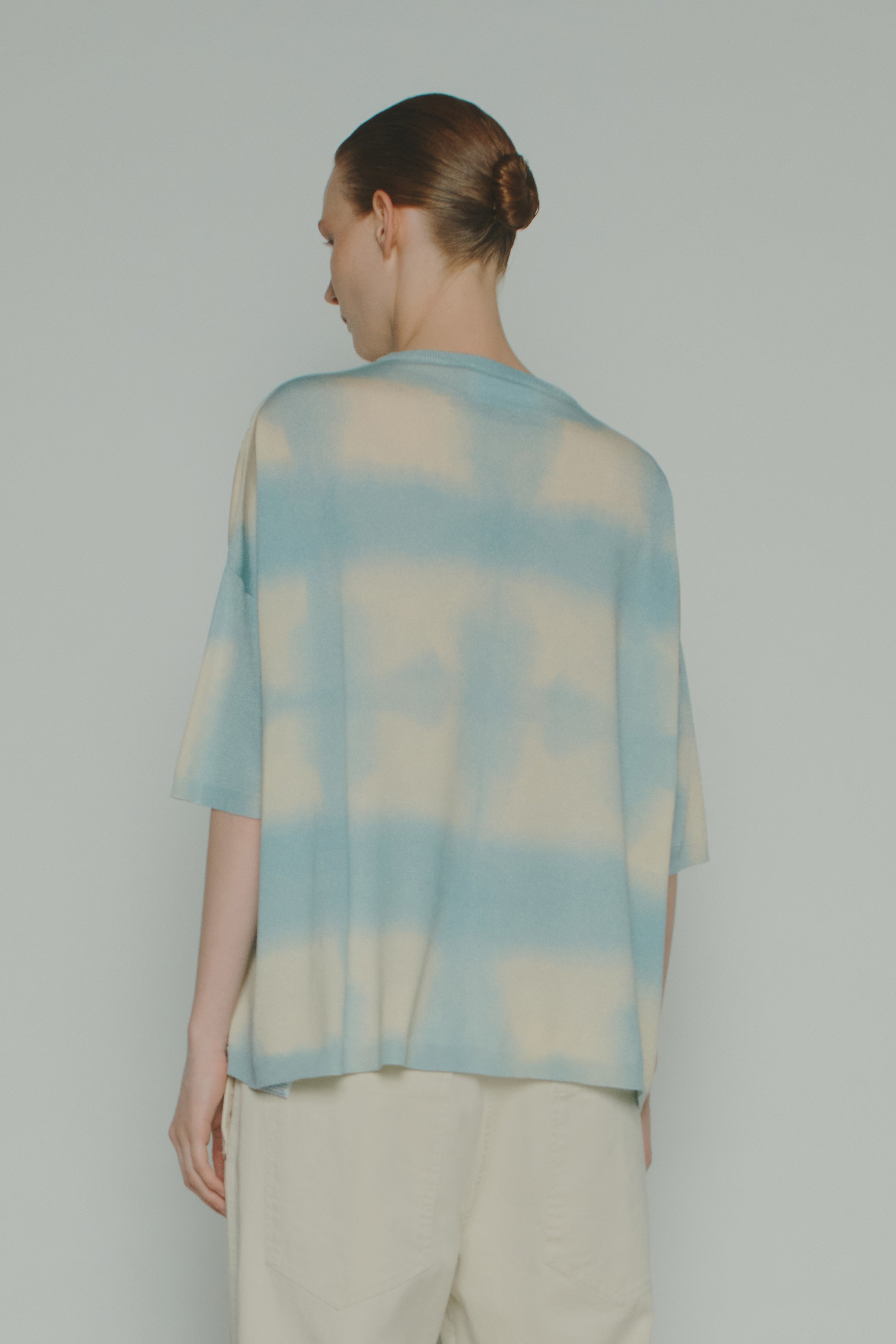 SHIBORI KNIT TOP