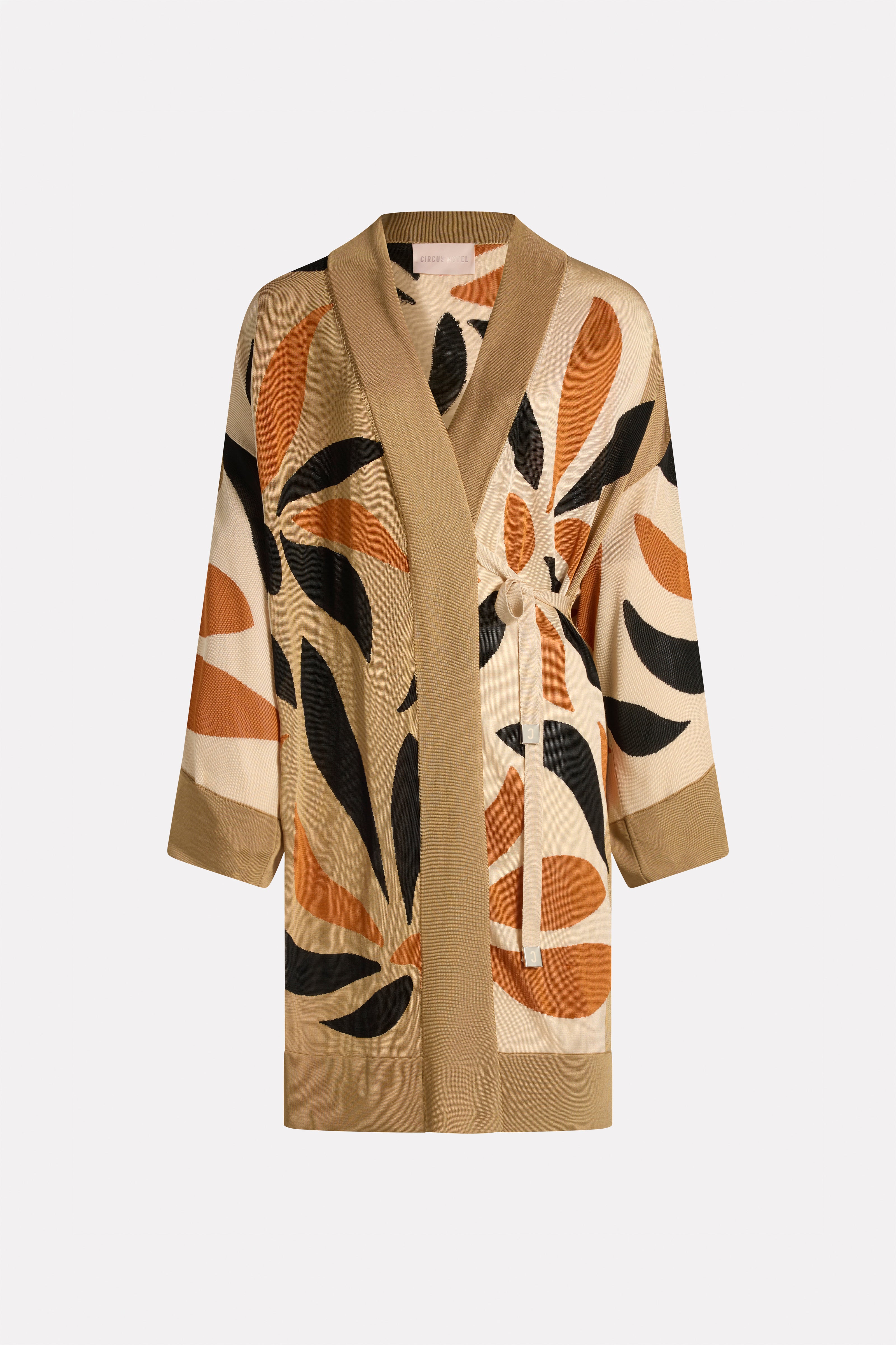 KIMONO INTARSIO VISCOSA