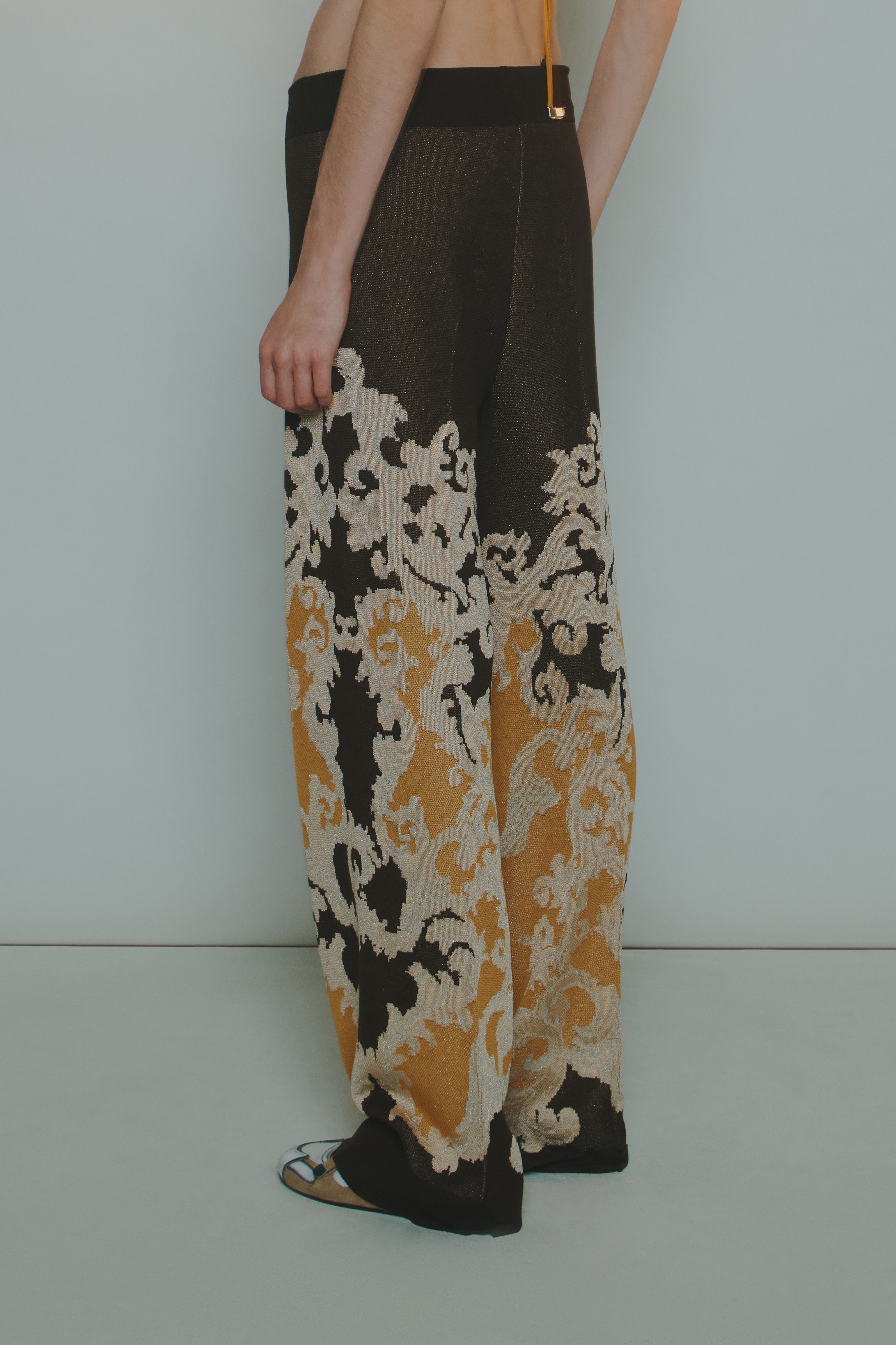 PANTALONE COTONE JACQUARD