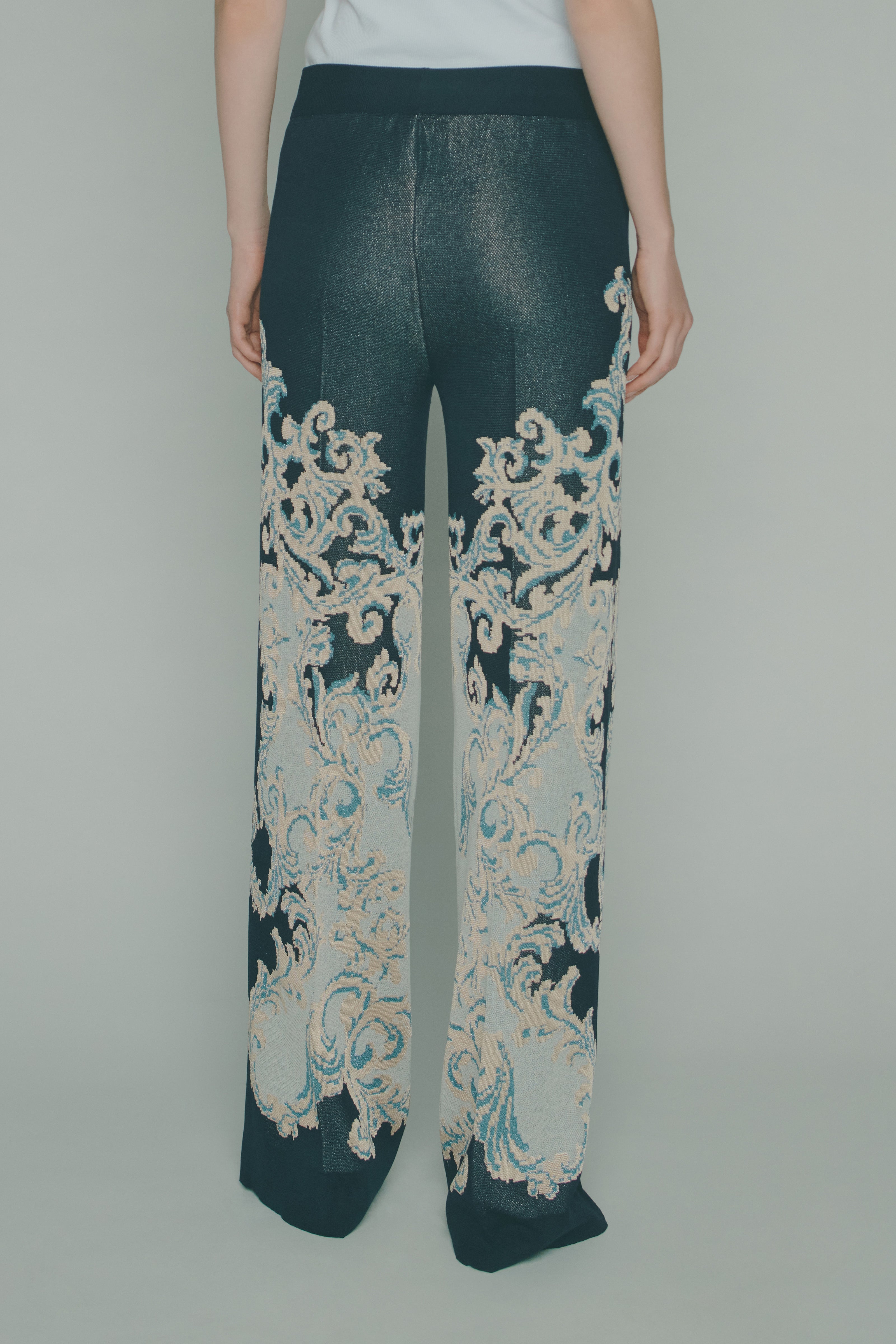 PANTALONE COTONE JACQUARD