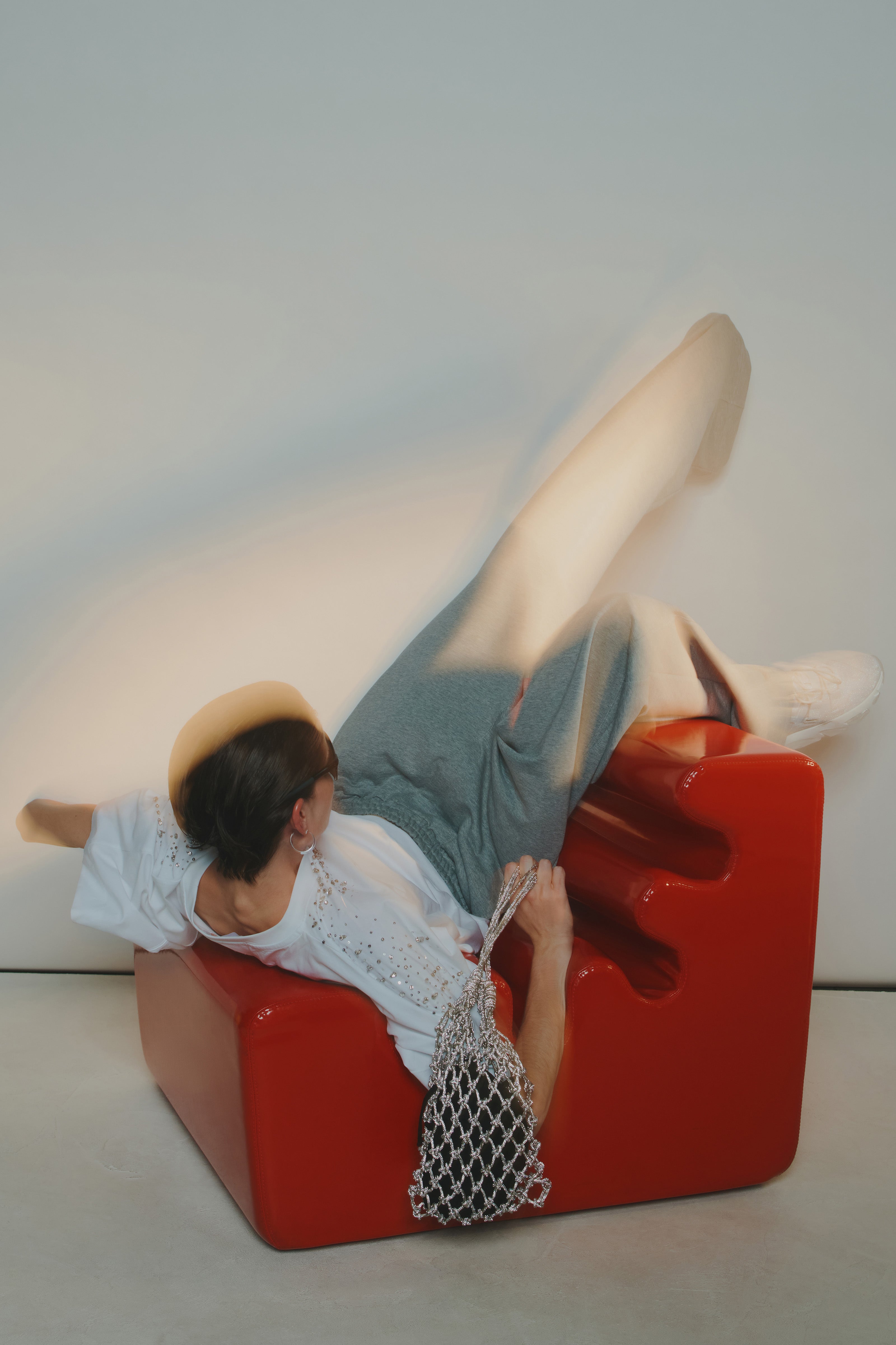 OVERSIZED STRASS T-SHIRT