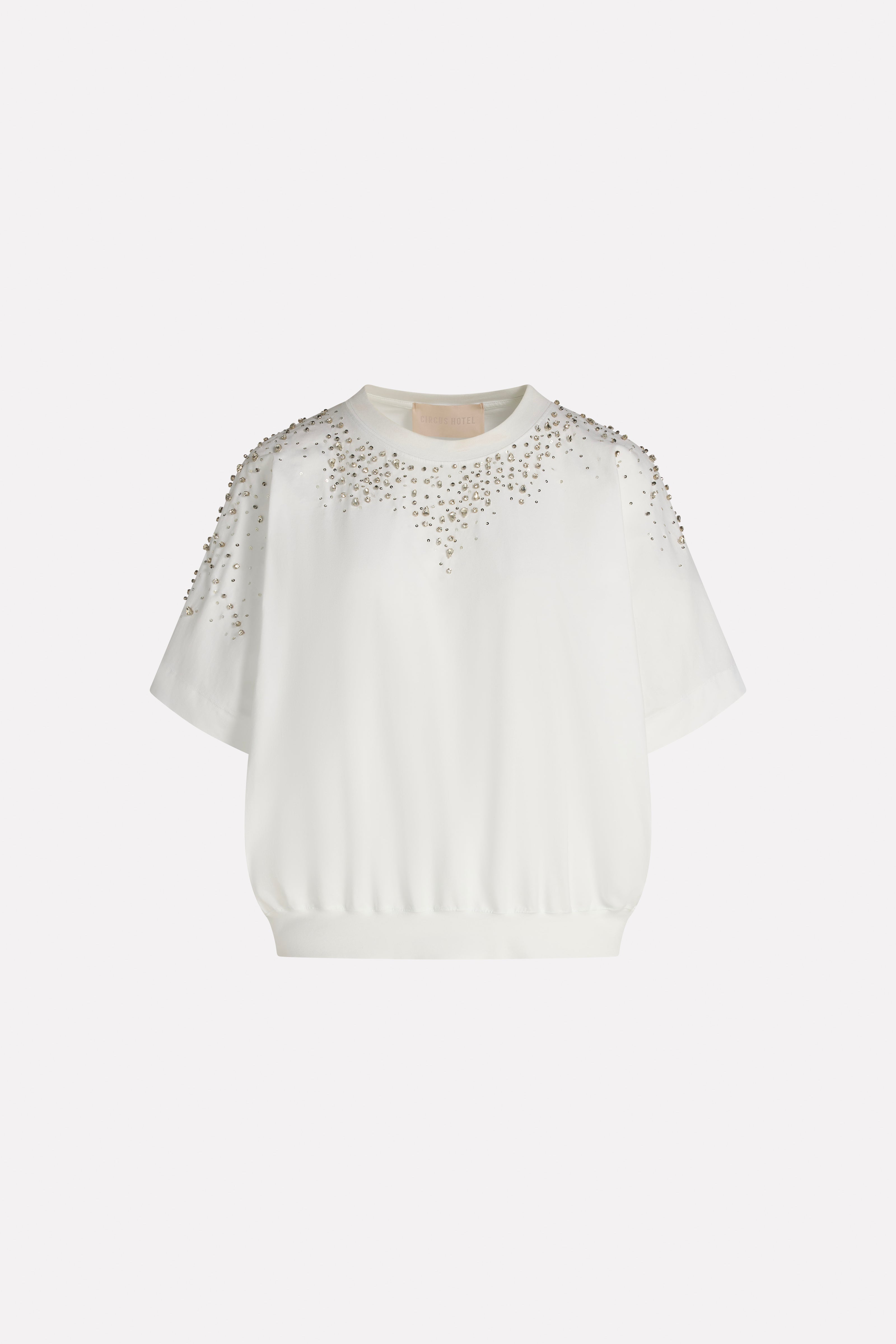 OVERSIZED STRASS T-SHIRT