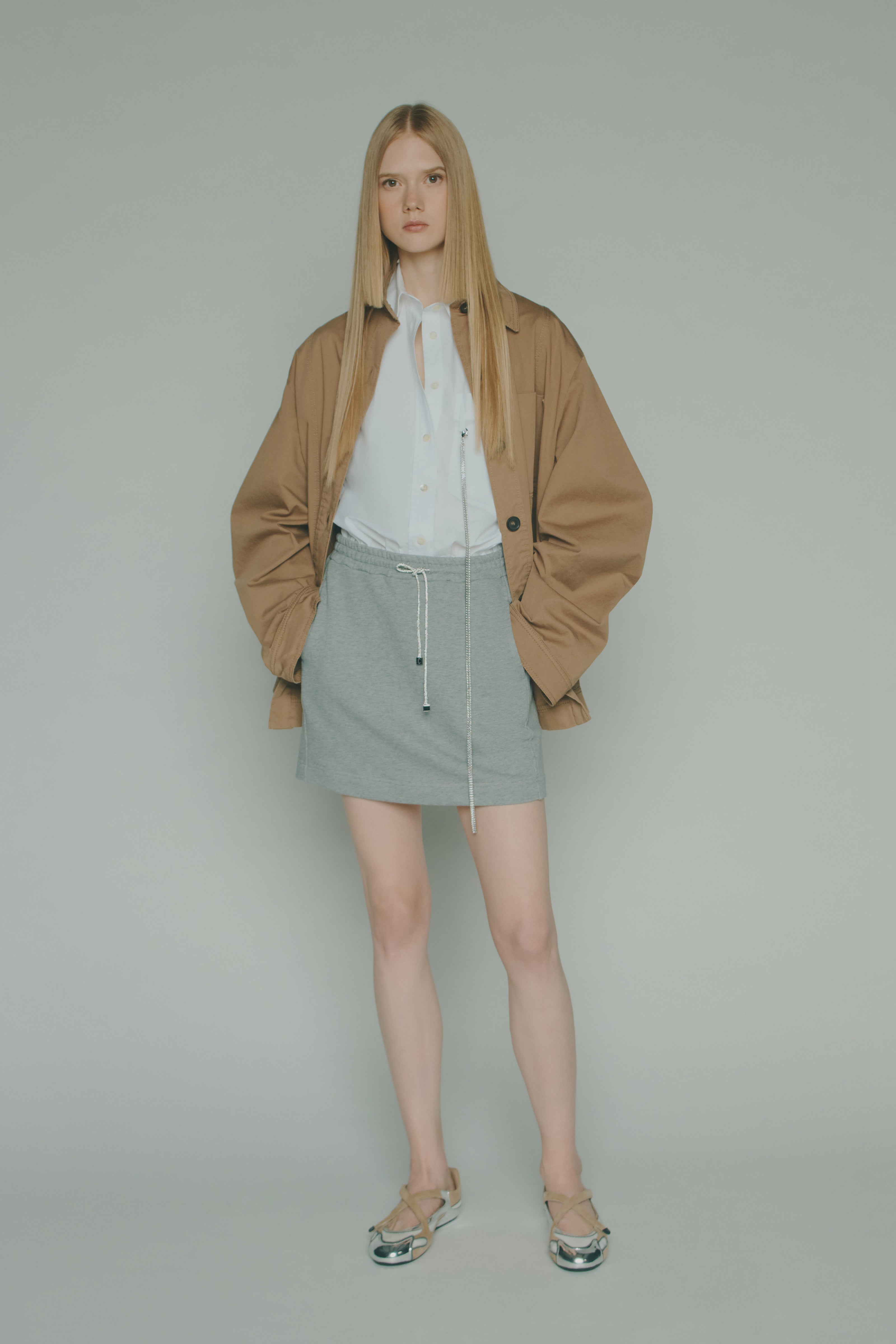 STRASS MINI SWEATSKIRT