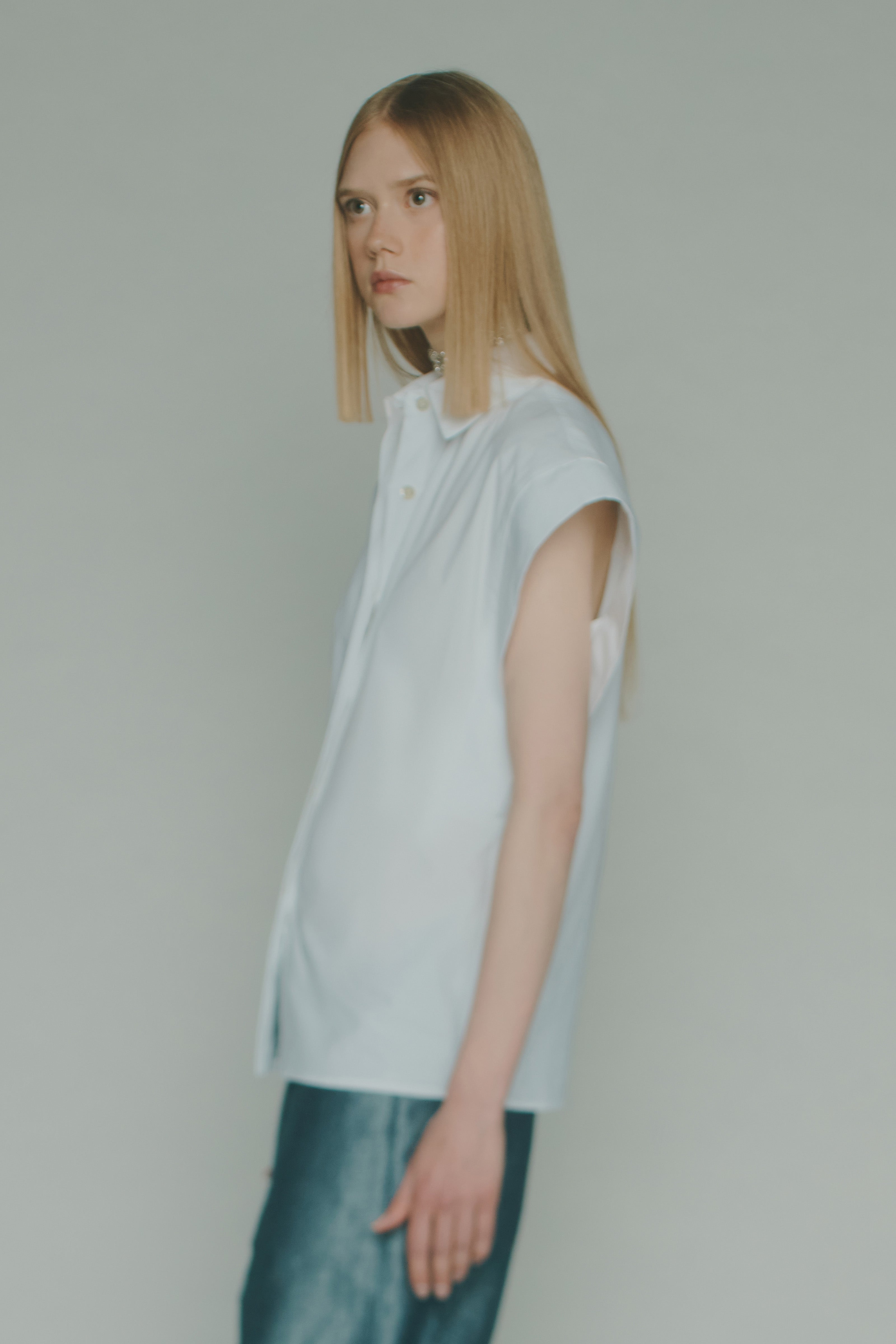 CAMICIA POPELINE DETTAGLIO MANICHE