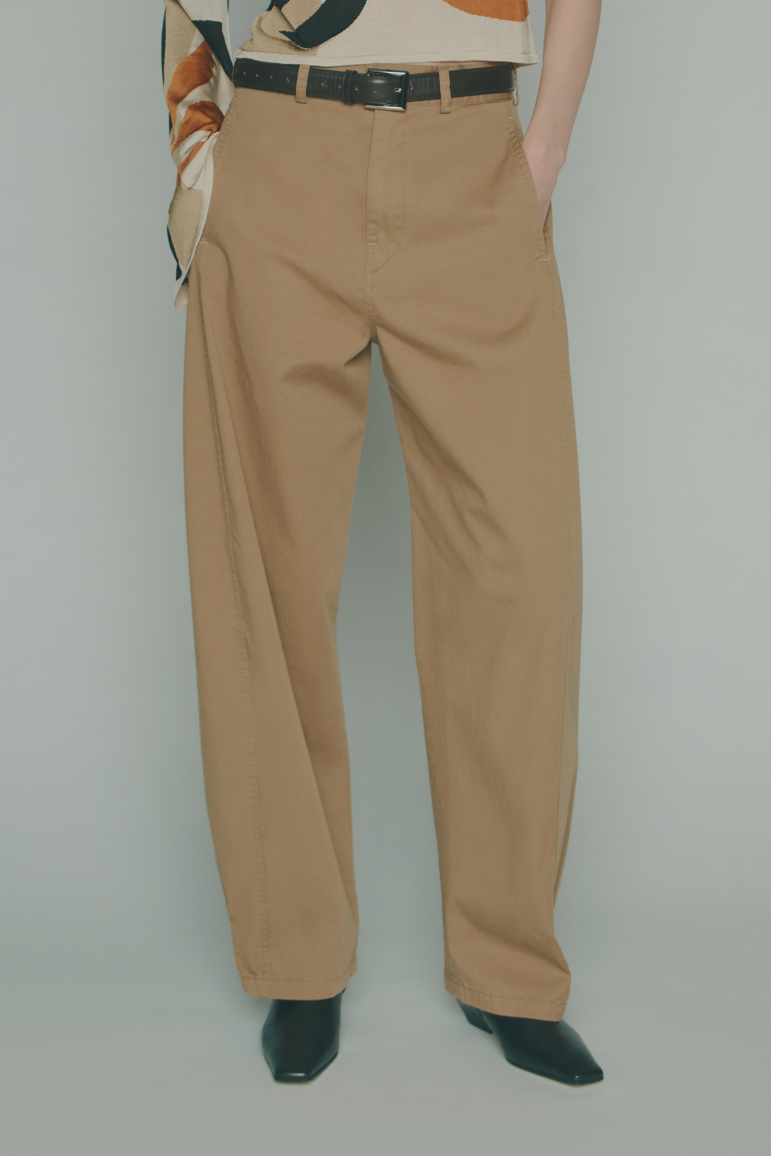PANTALONE BALLOON GABARDINA