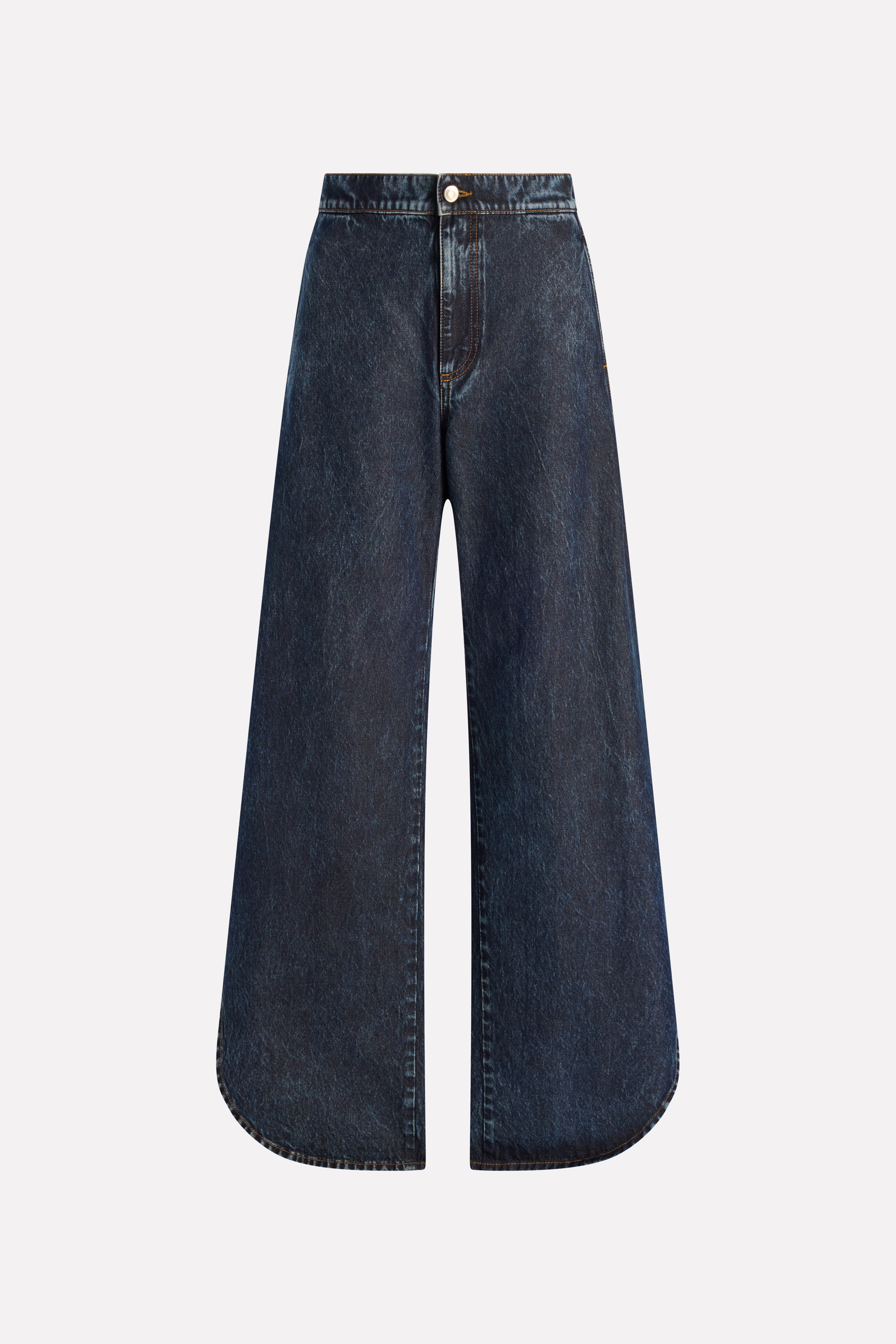 MAXI JEANS WITH SIDE SLITS