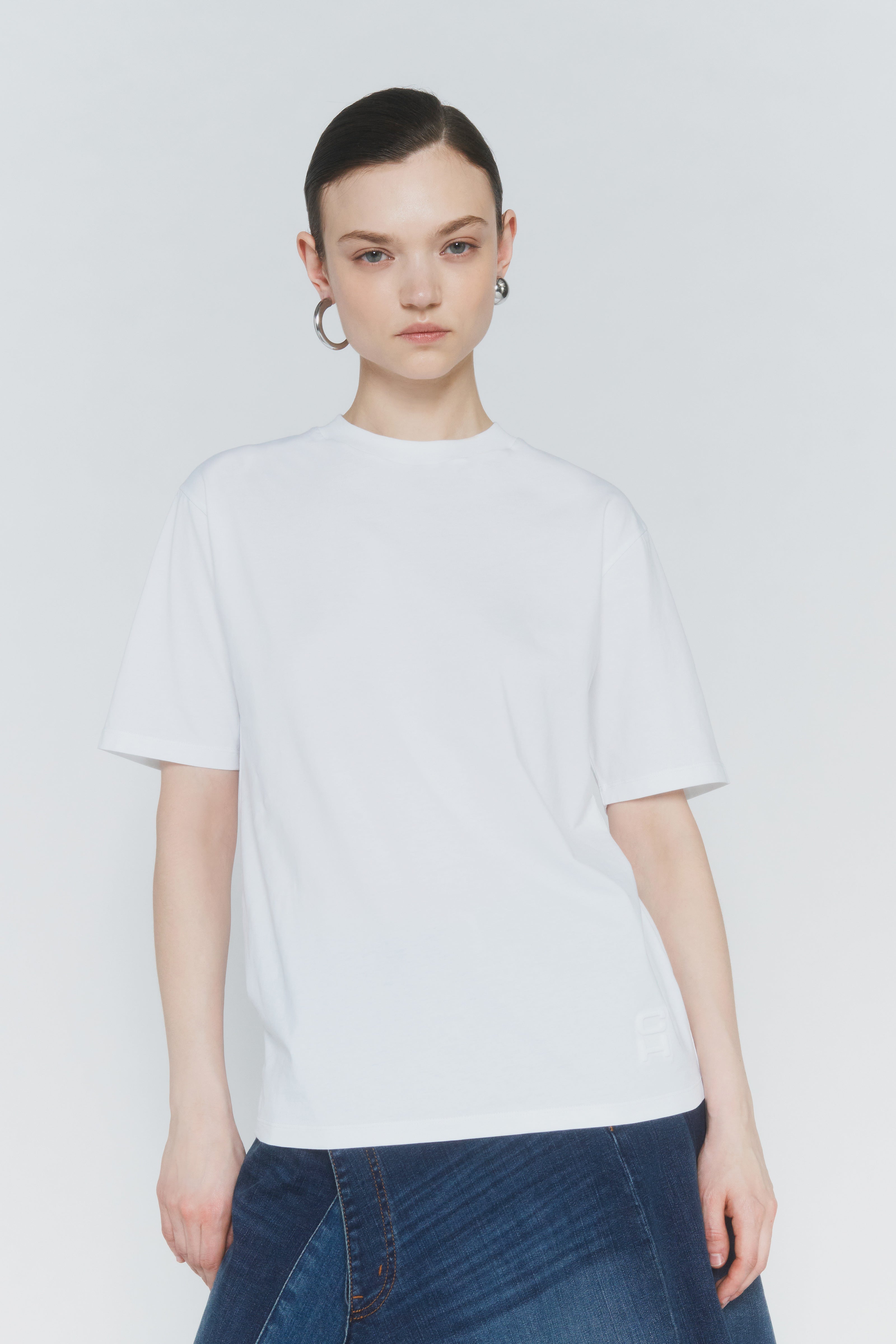 T-SHIRT-GIROCOLLO-LOGO