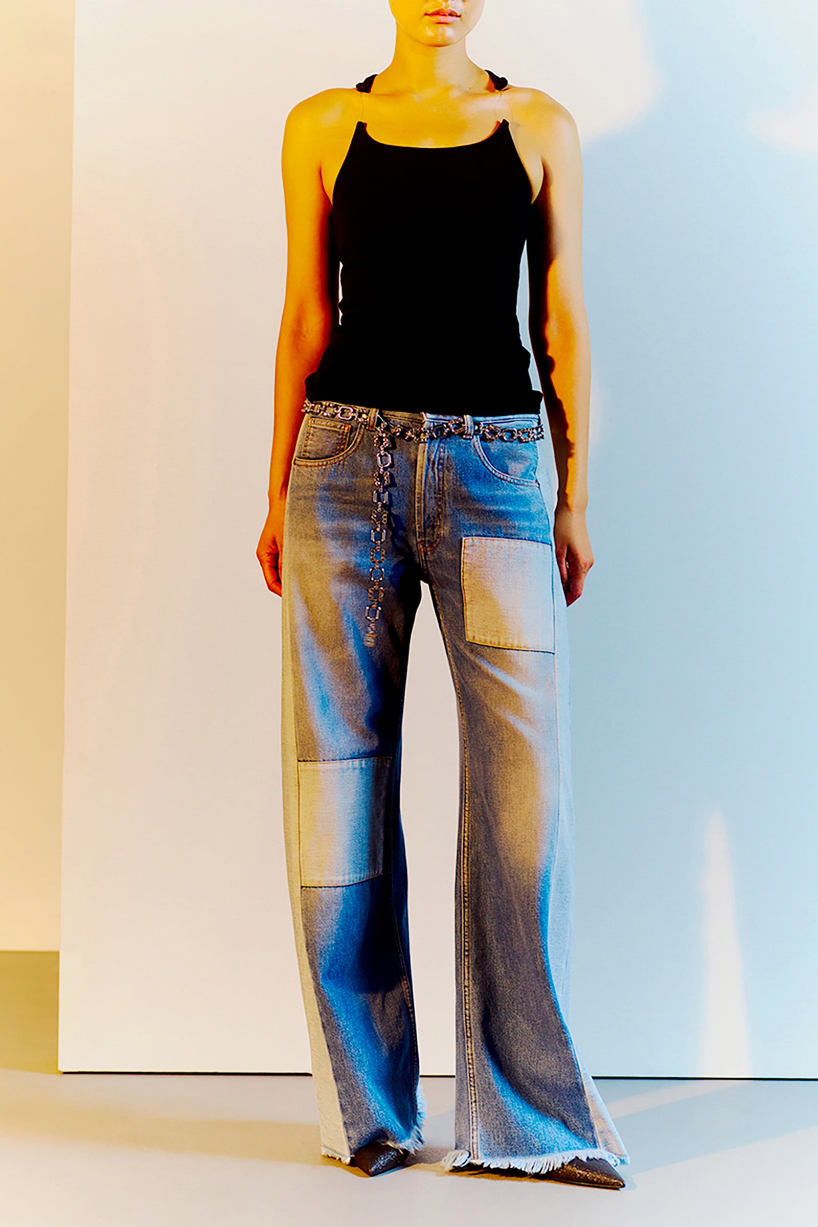 パンツ THE RED THREAD S print denim 1 toys S print denim 1 toys the red thread - メルカリ