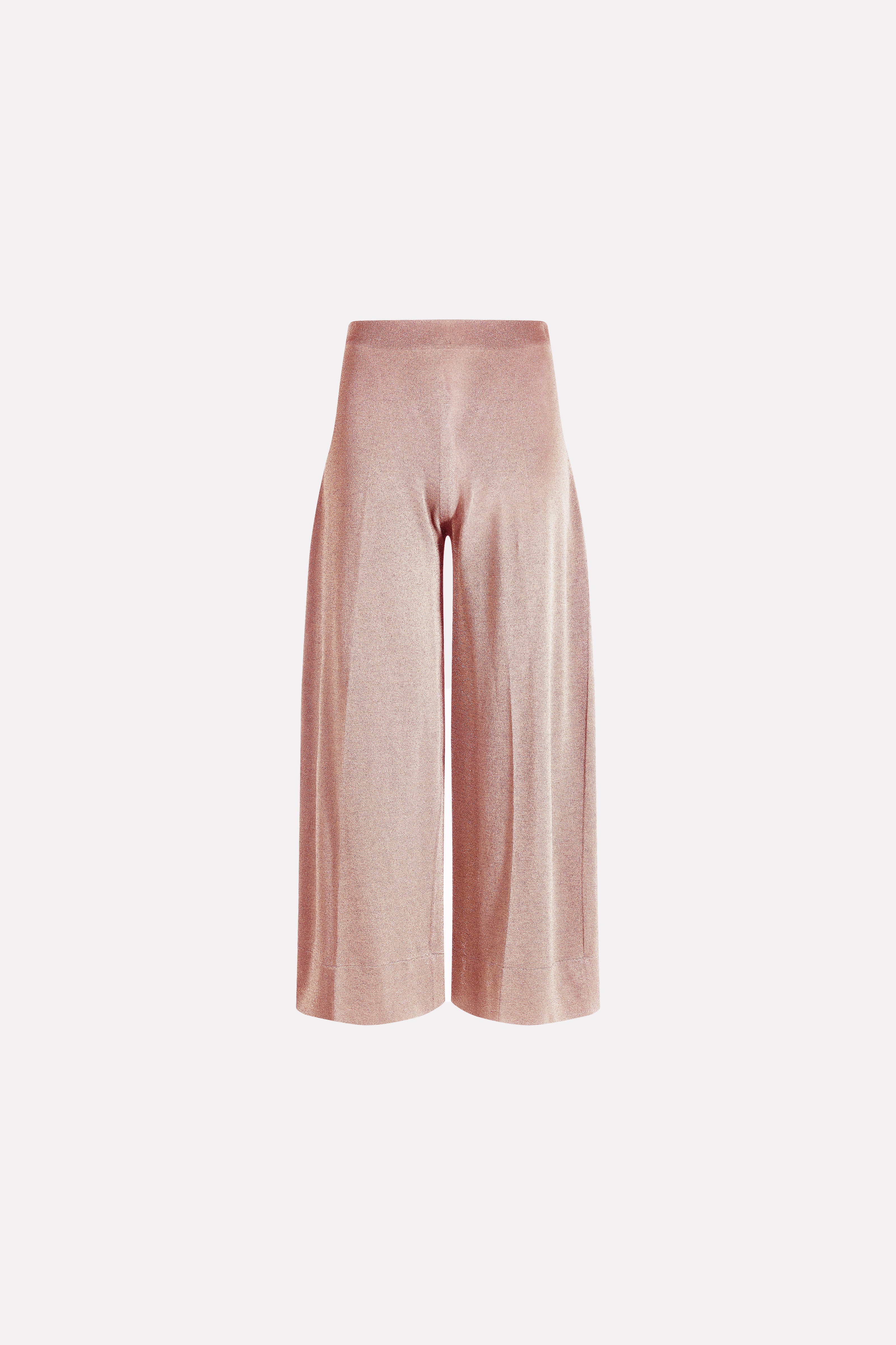 PANTALONE CROPPED LAMÃ