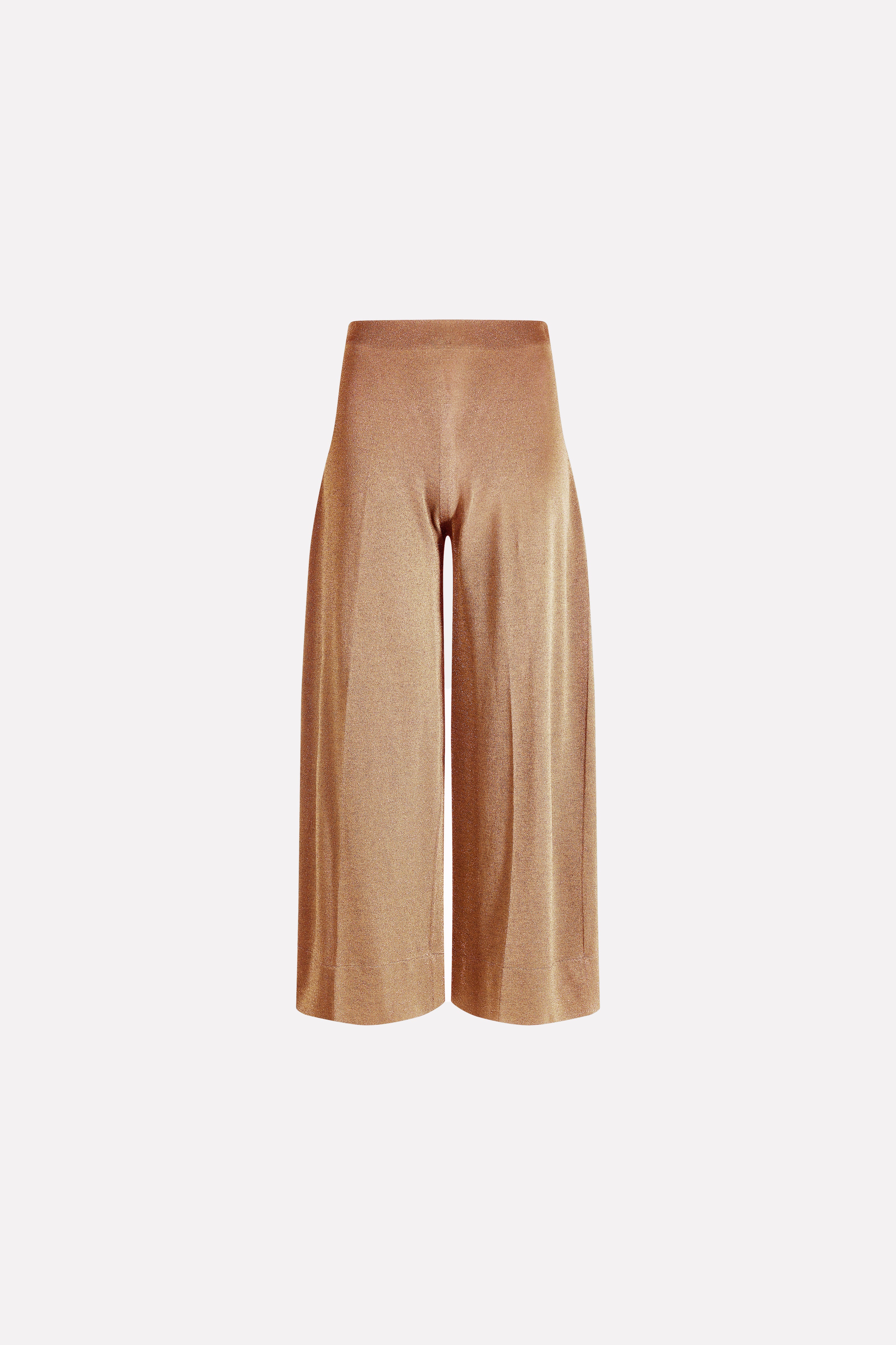 PANTALONE CROPPED LAMÃ