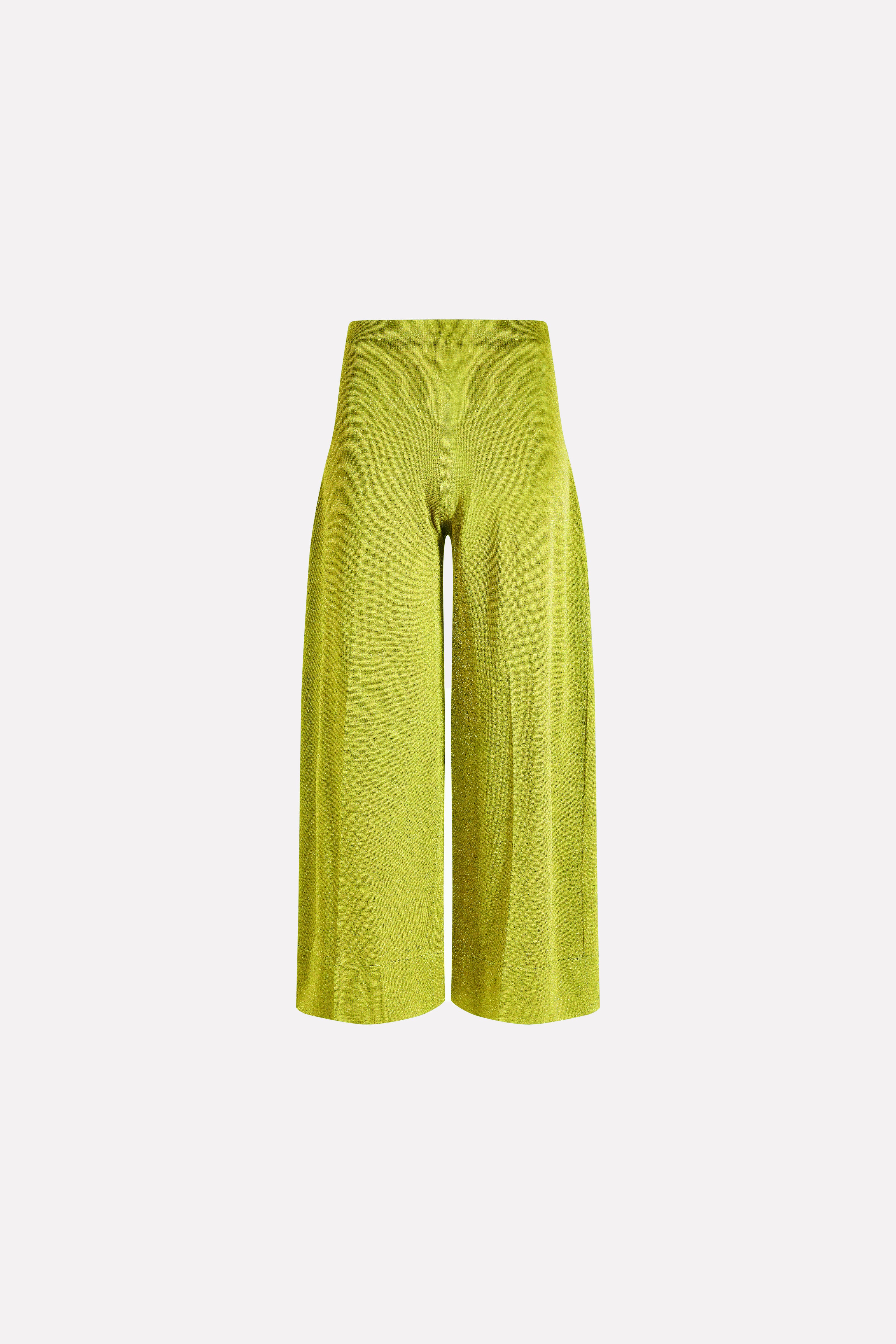 PANTALONE CROPPED LAMÃ