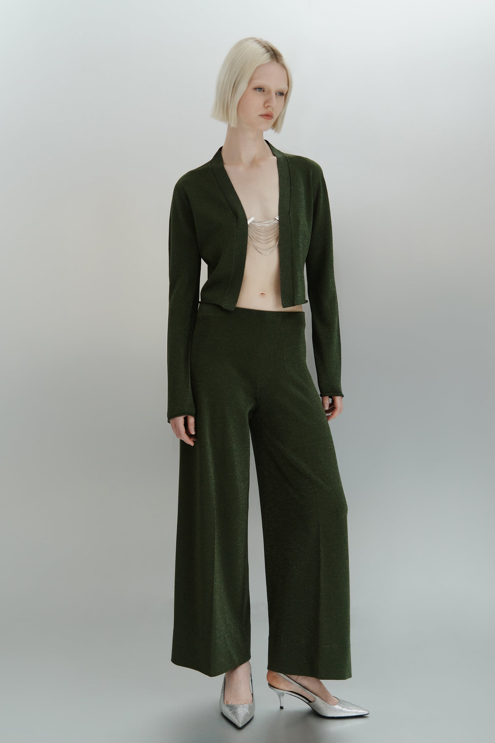 LAMÃ CROPPED TROUSERS