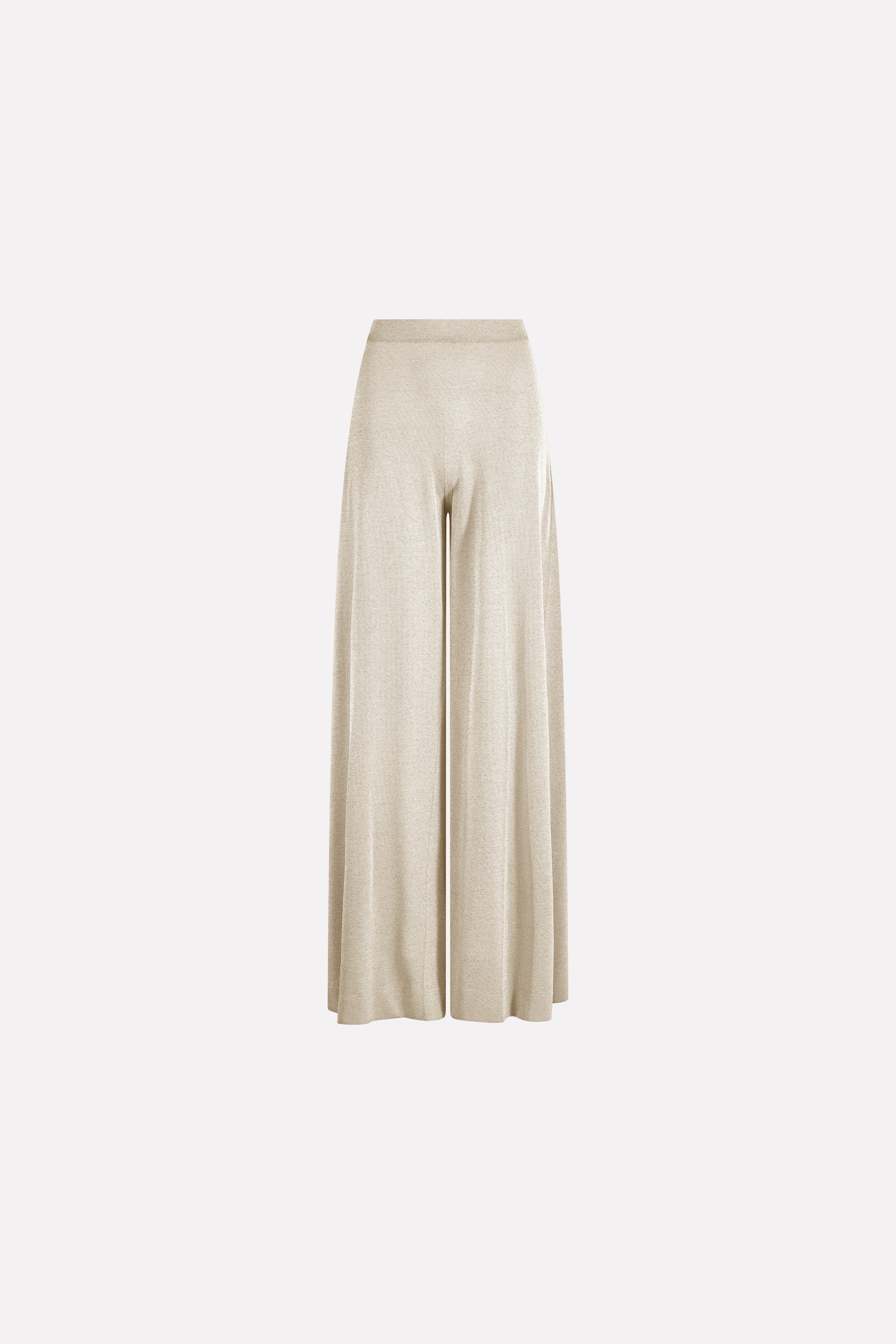 PANTALONE WIDE LEG LAMÃ