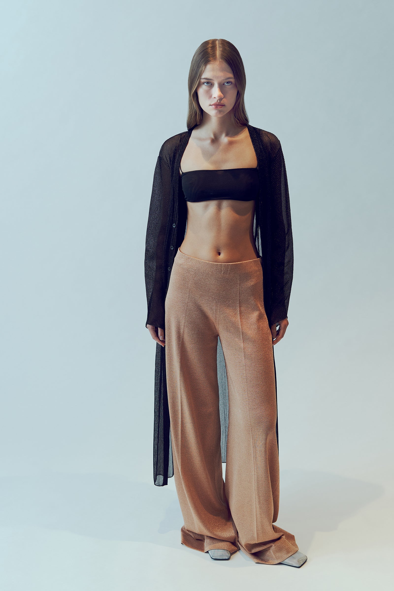 LAMÃ WIDE LEG TROUSERS