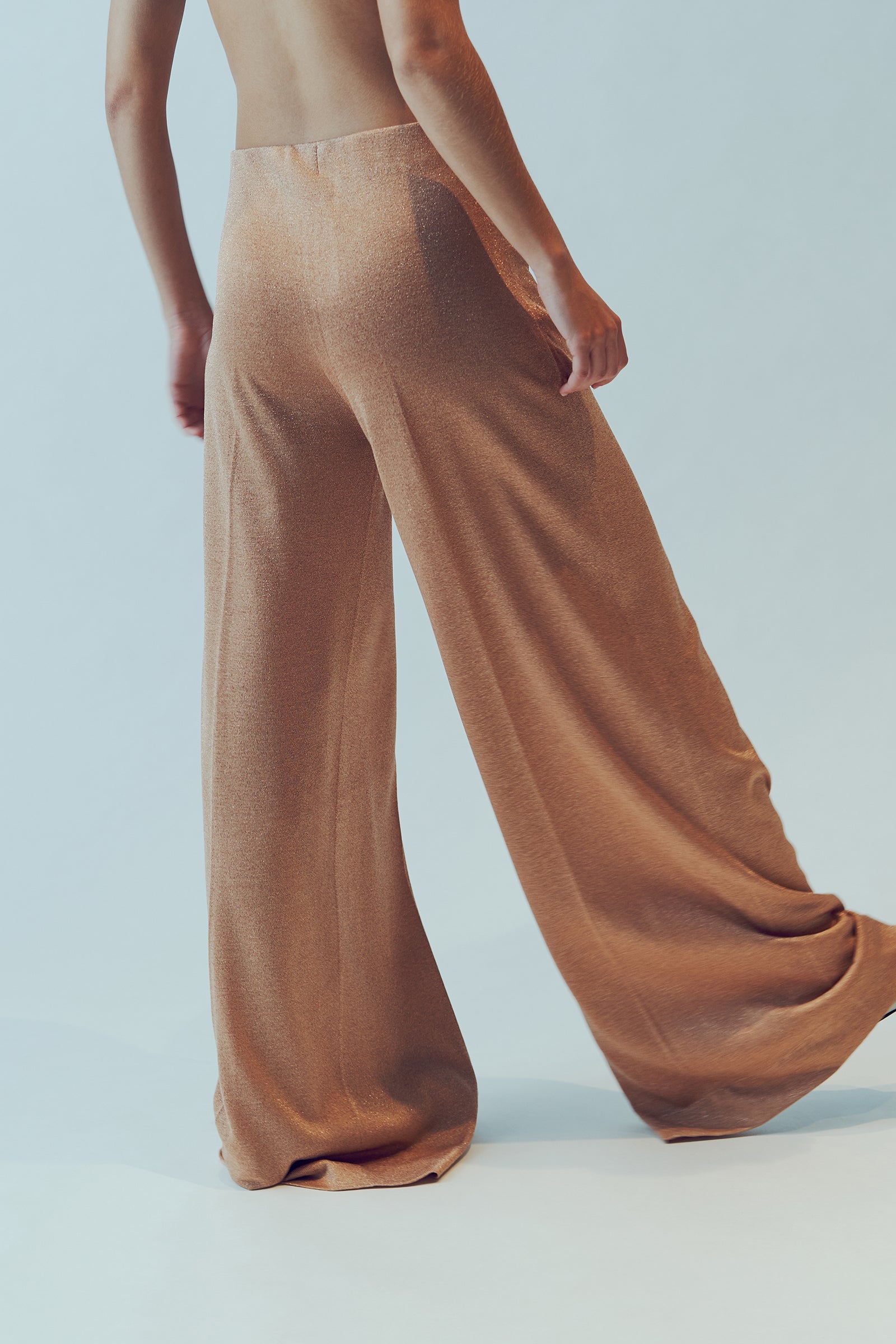 LAMÃ WIDE LEG TROUSERS