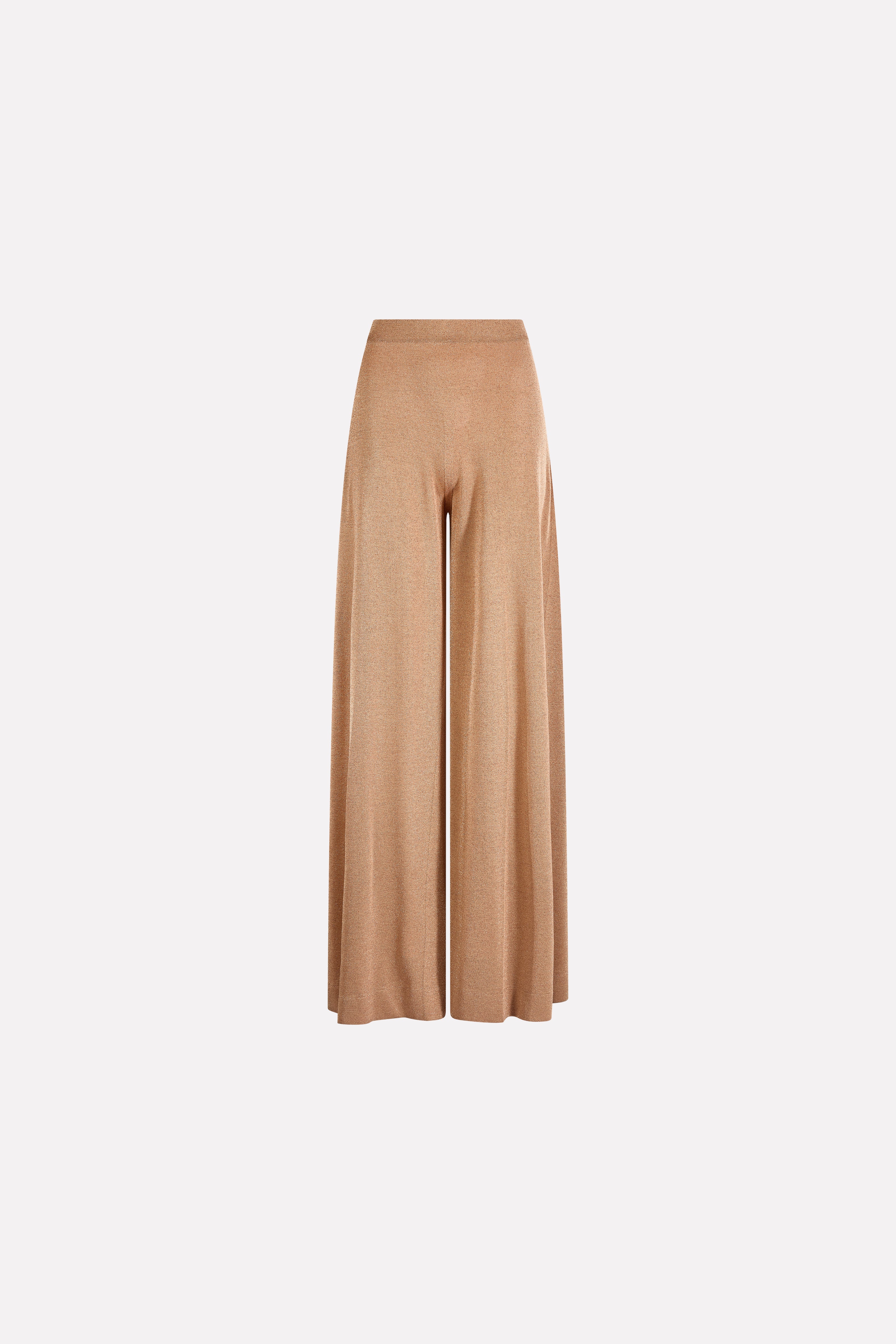 PANTALONE WIDE LEG LAMÃ