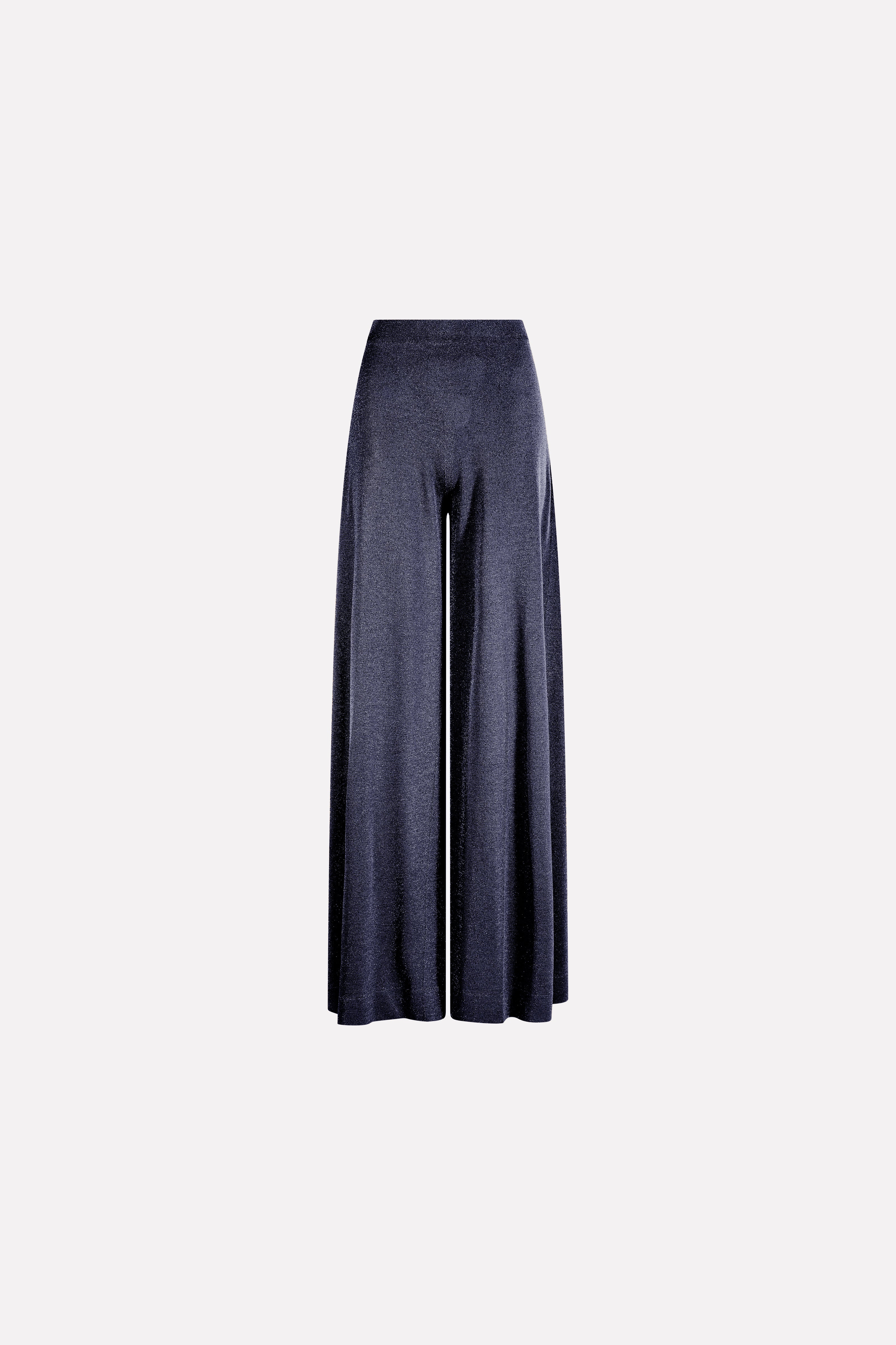 PANTALONE WIDE LEG LAMÃ