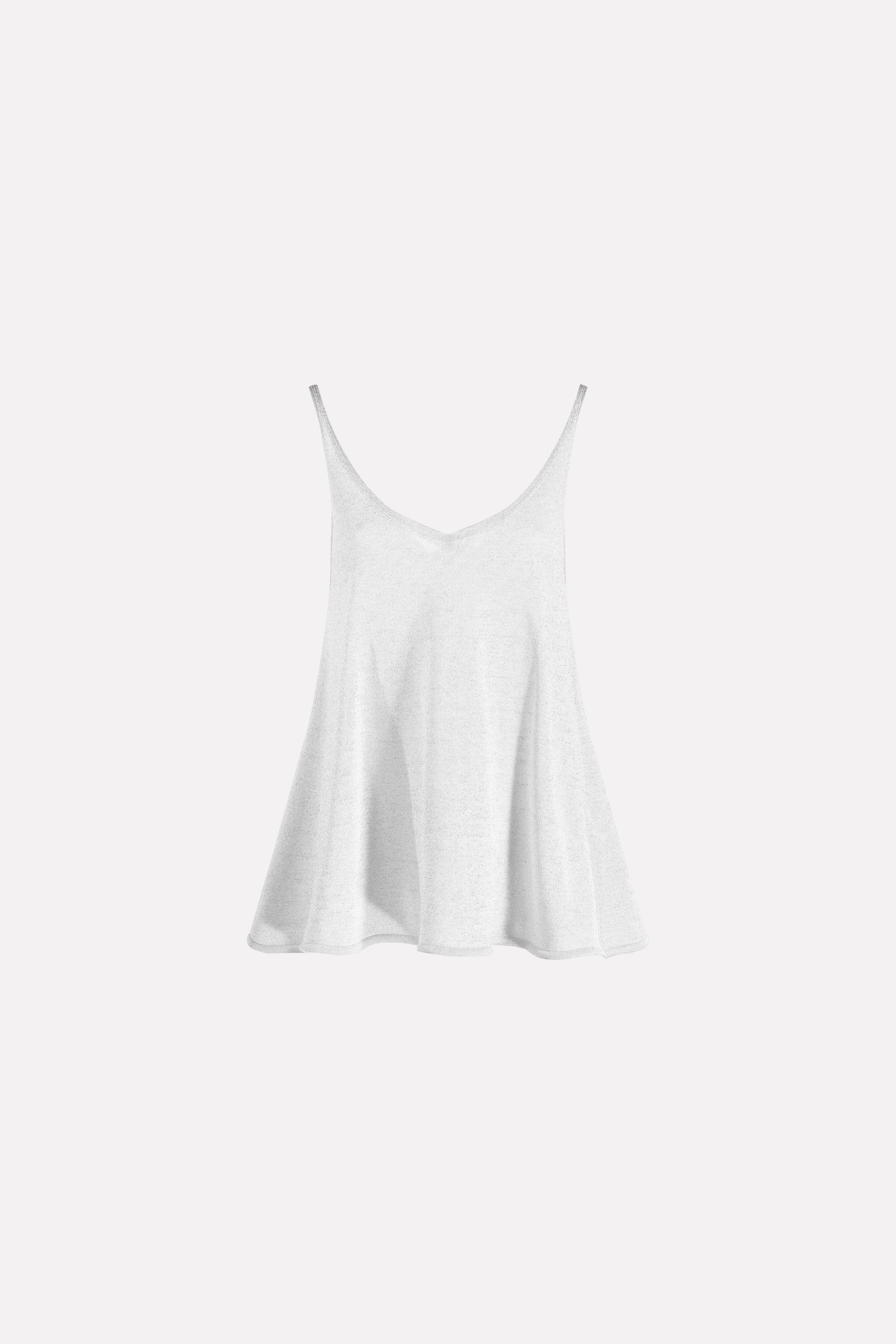 TANK TOP WITH FLARED DETAIL