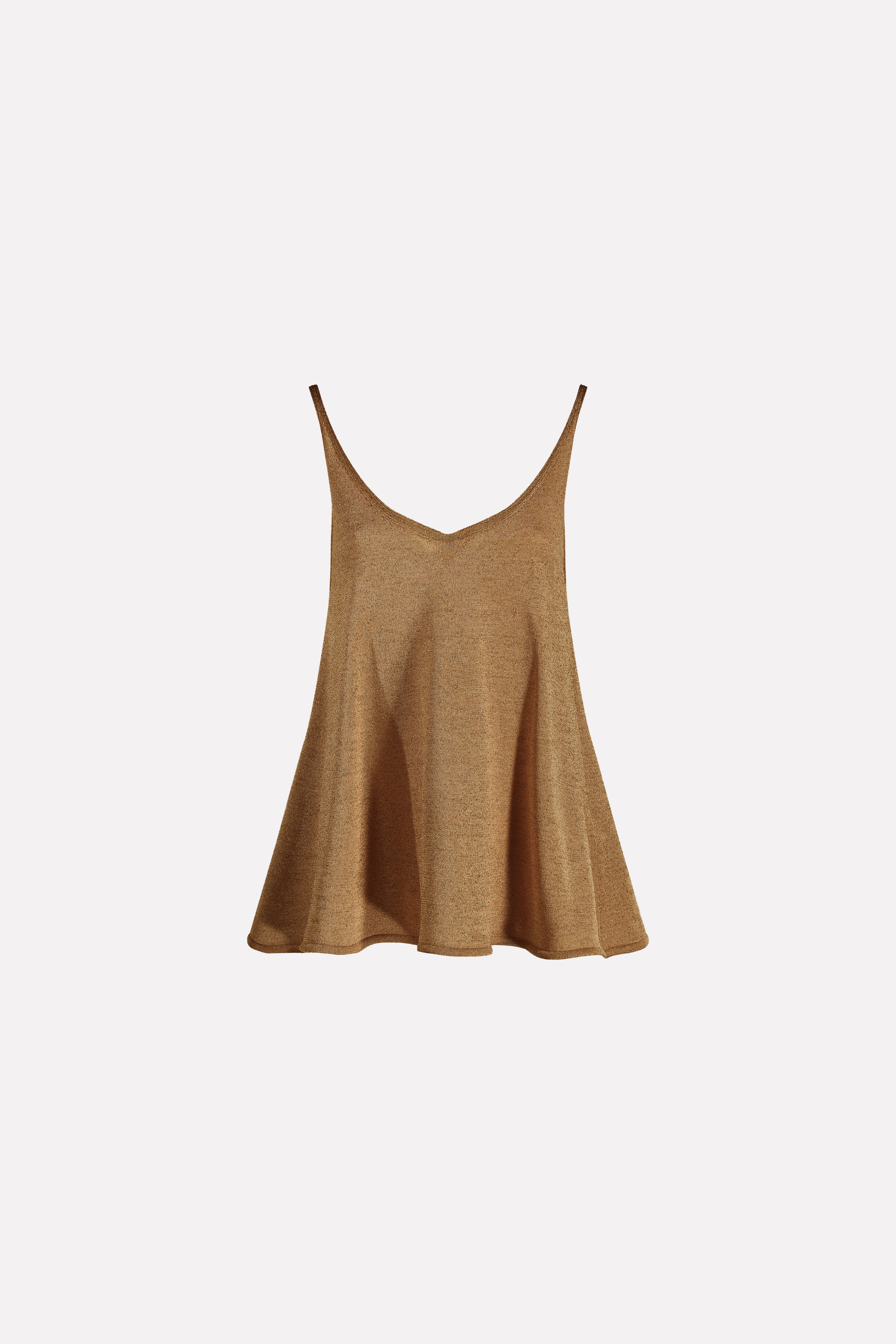 TANK TOP WITH FLARED DETAIL