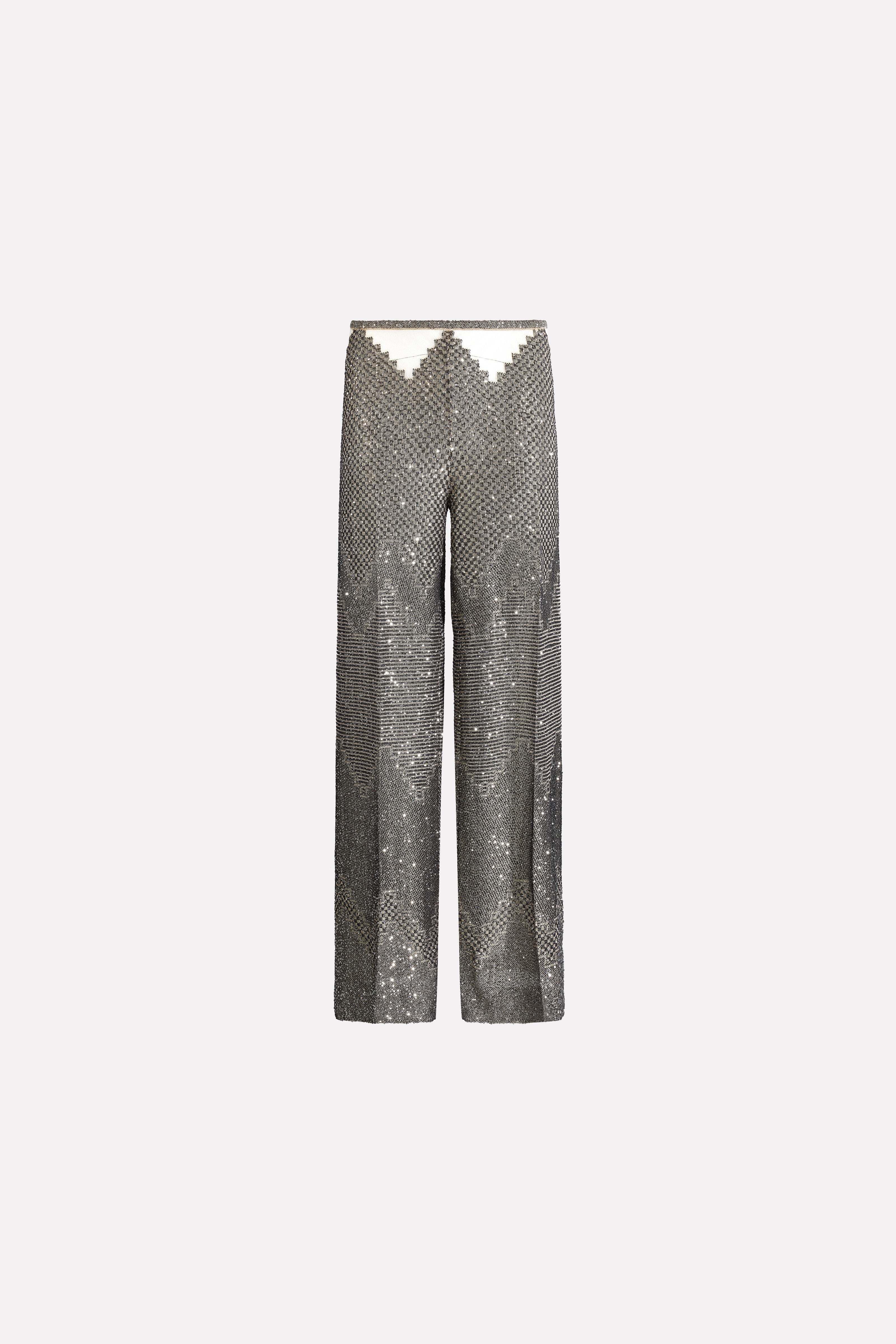 GEOMETRIC DESIGN TROUSERS