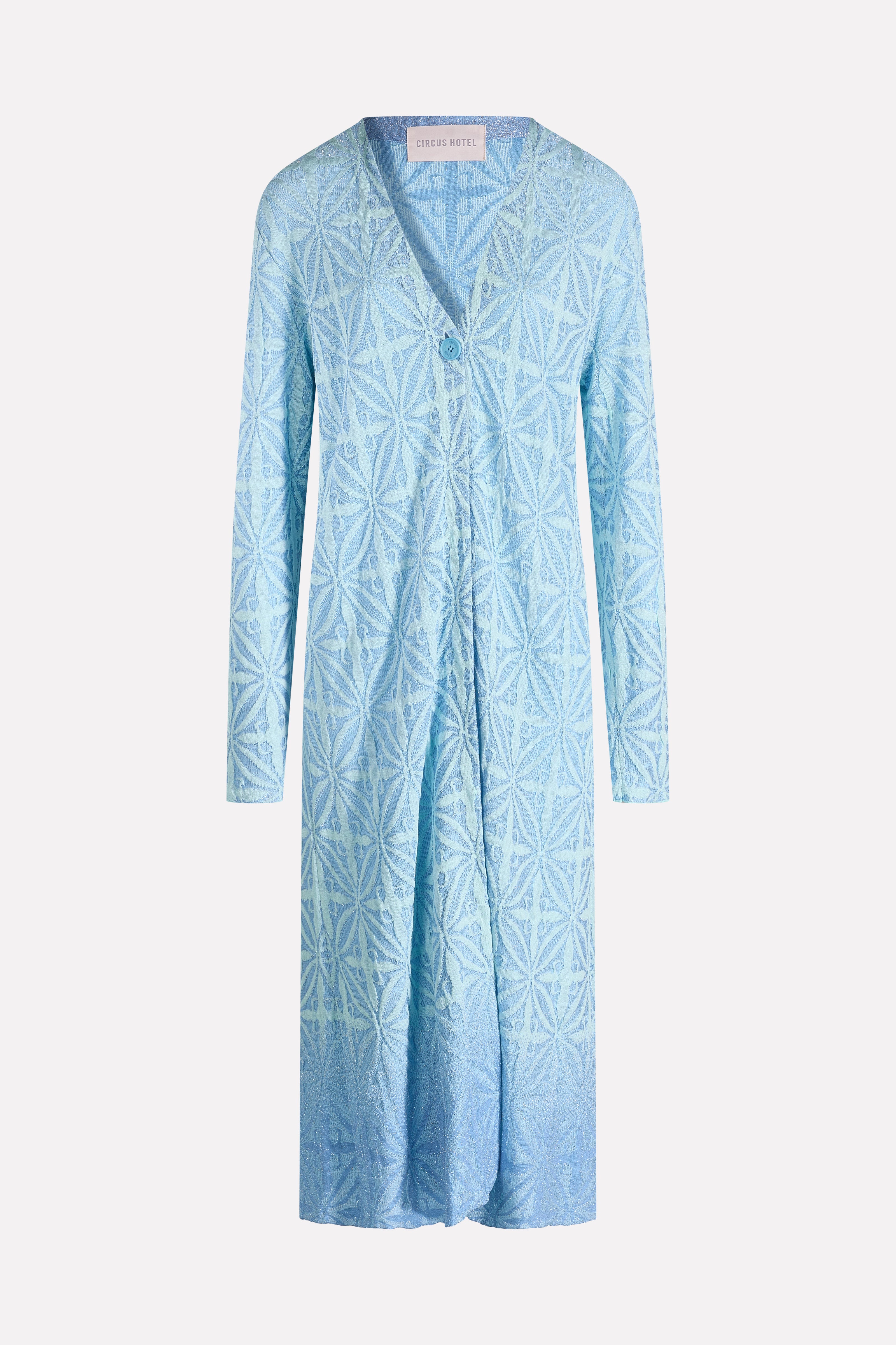 MAJOLICA JACQUARD MAXI CARDIGAN