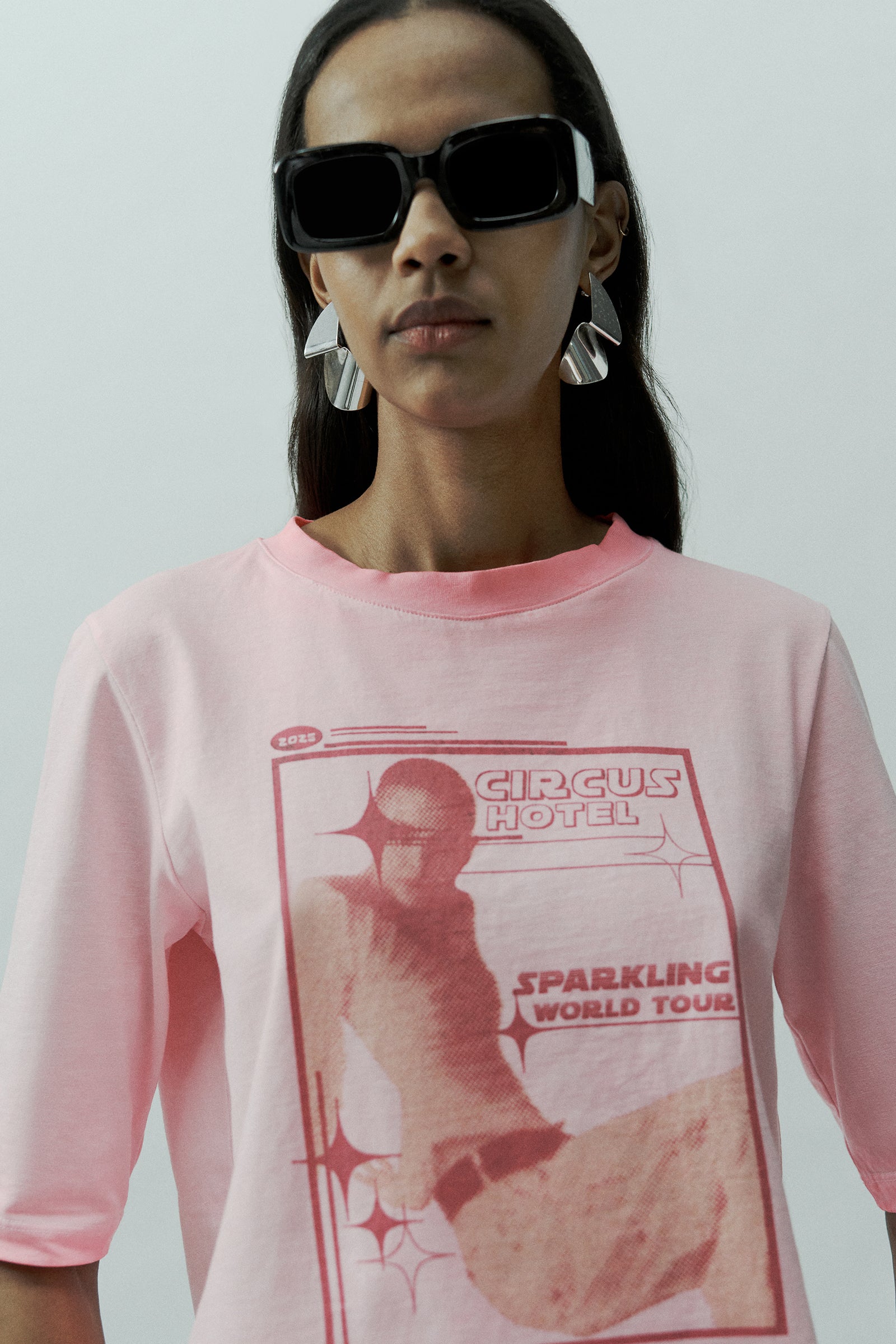 T-SHIRT MANICHE 3/4 GRAFICA