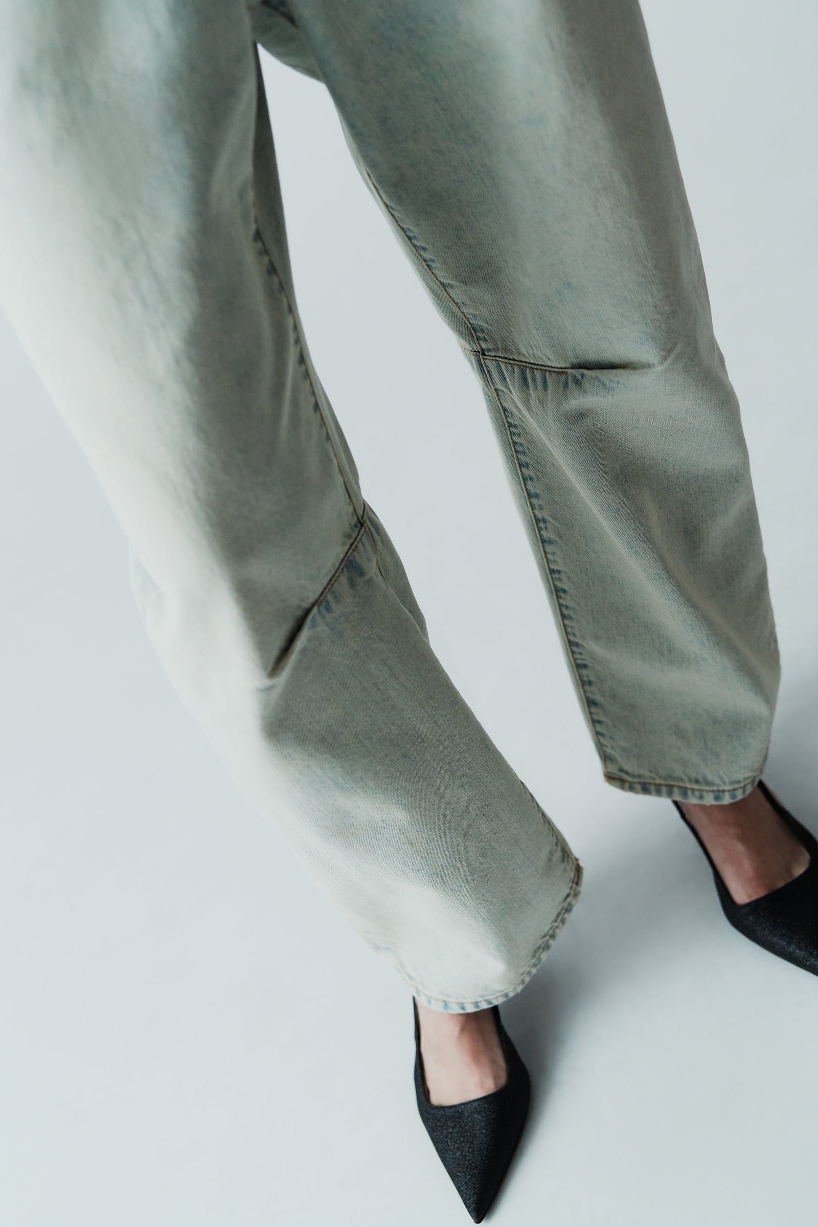 FIVE-POCKET BALLOON JEANS