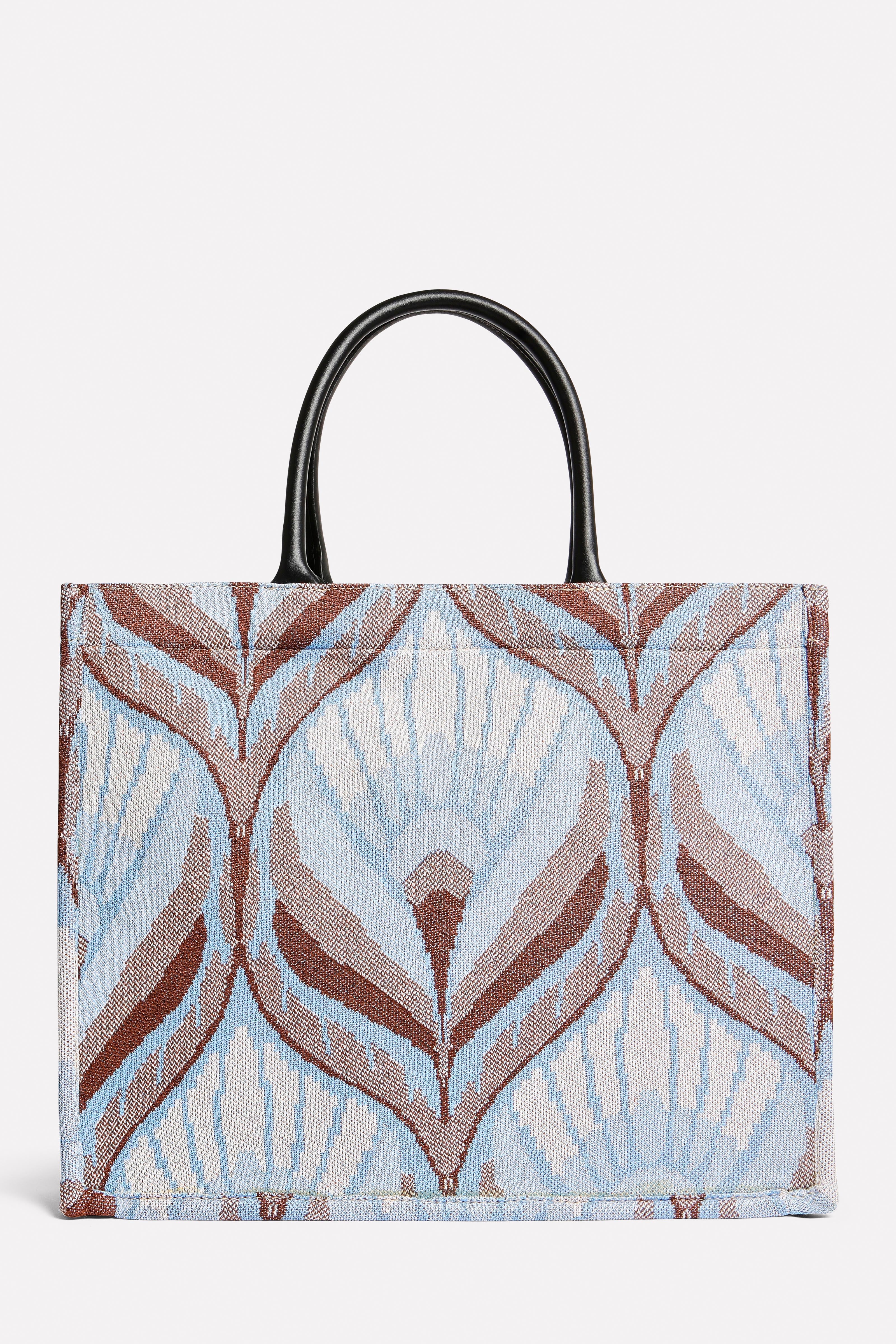 Shopper jacquard grafico