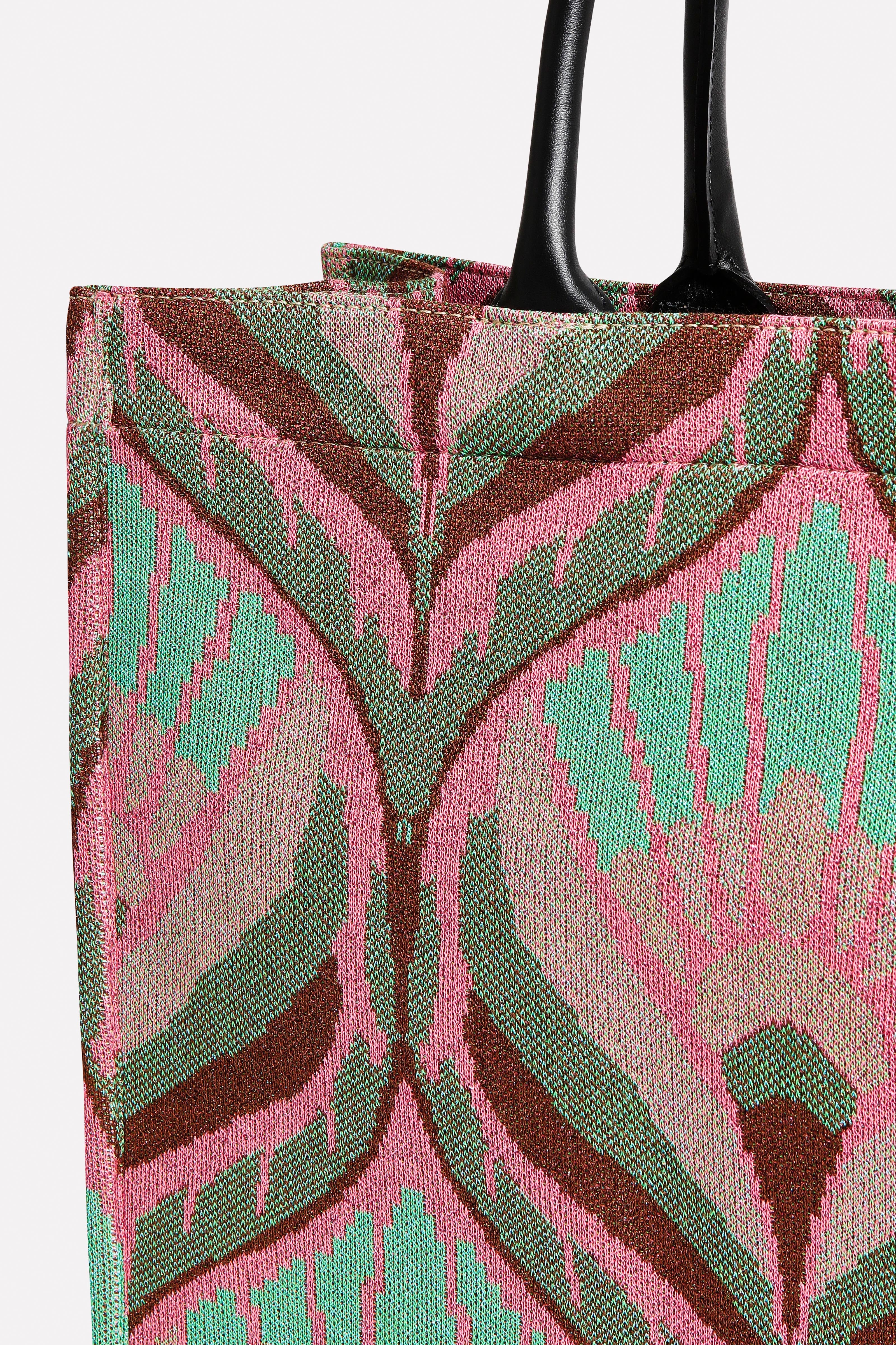 Shopper jacquard grafico
