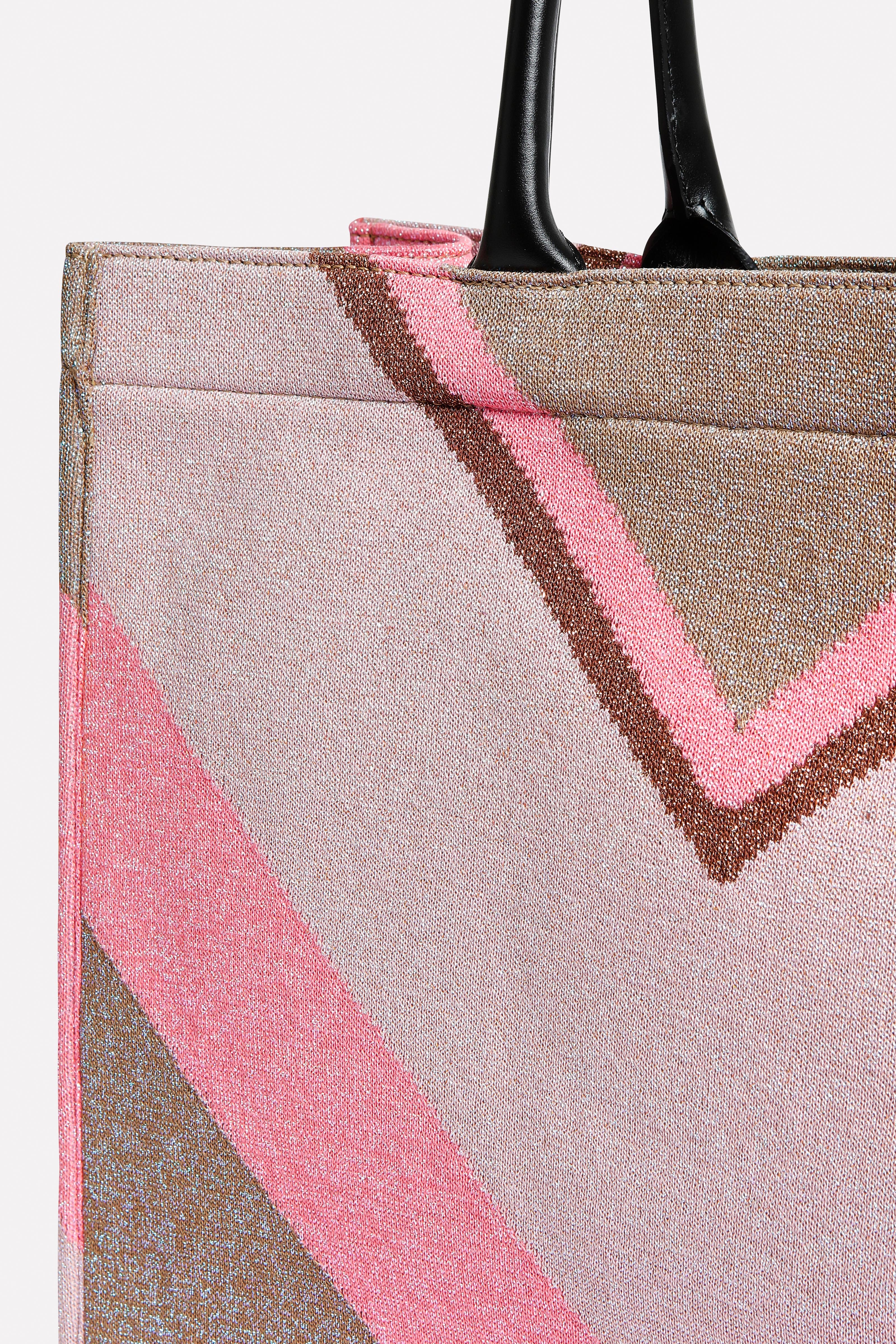 Shopper jacquard grafico