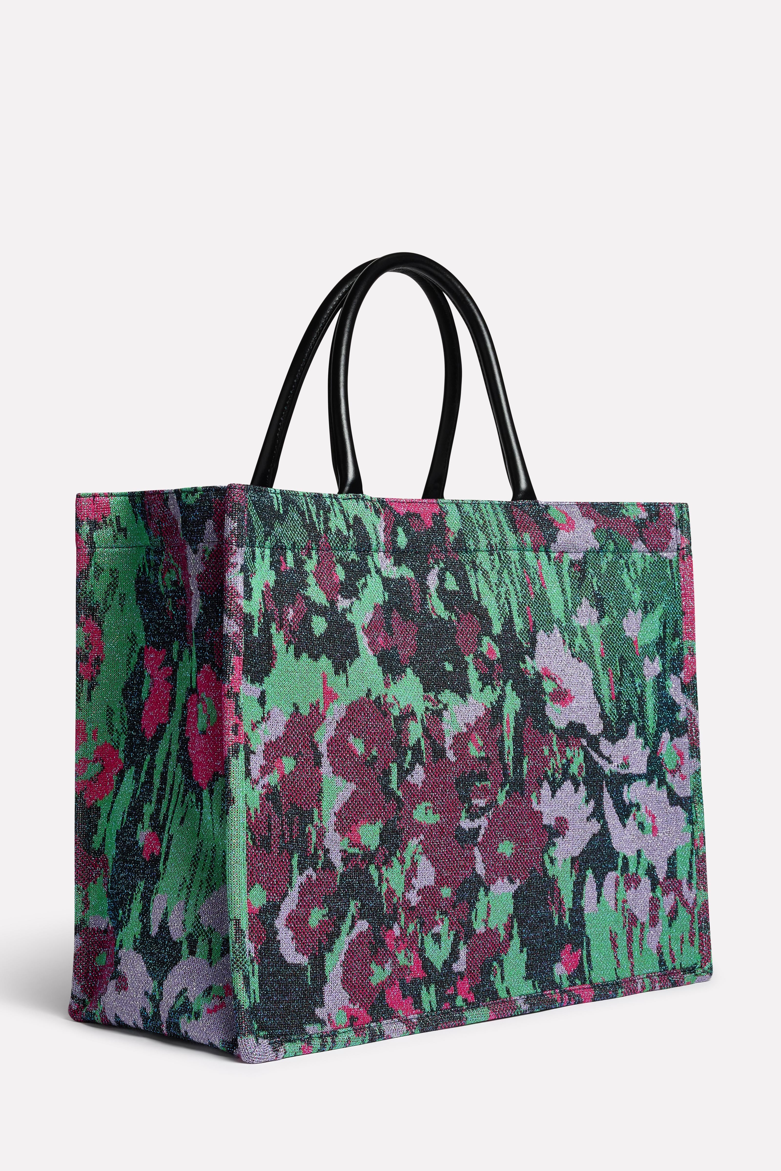 Shopper jacquard grafico