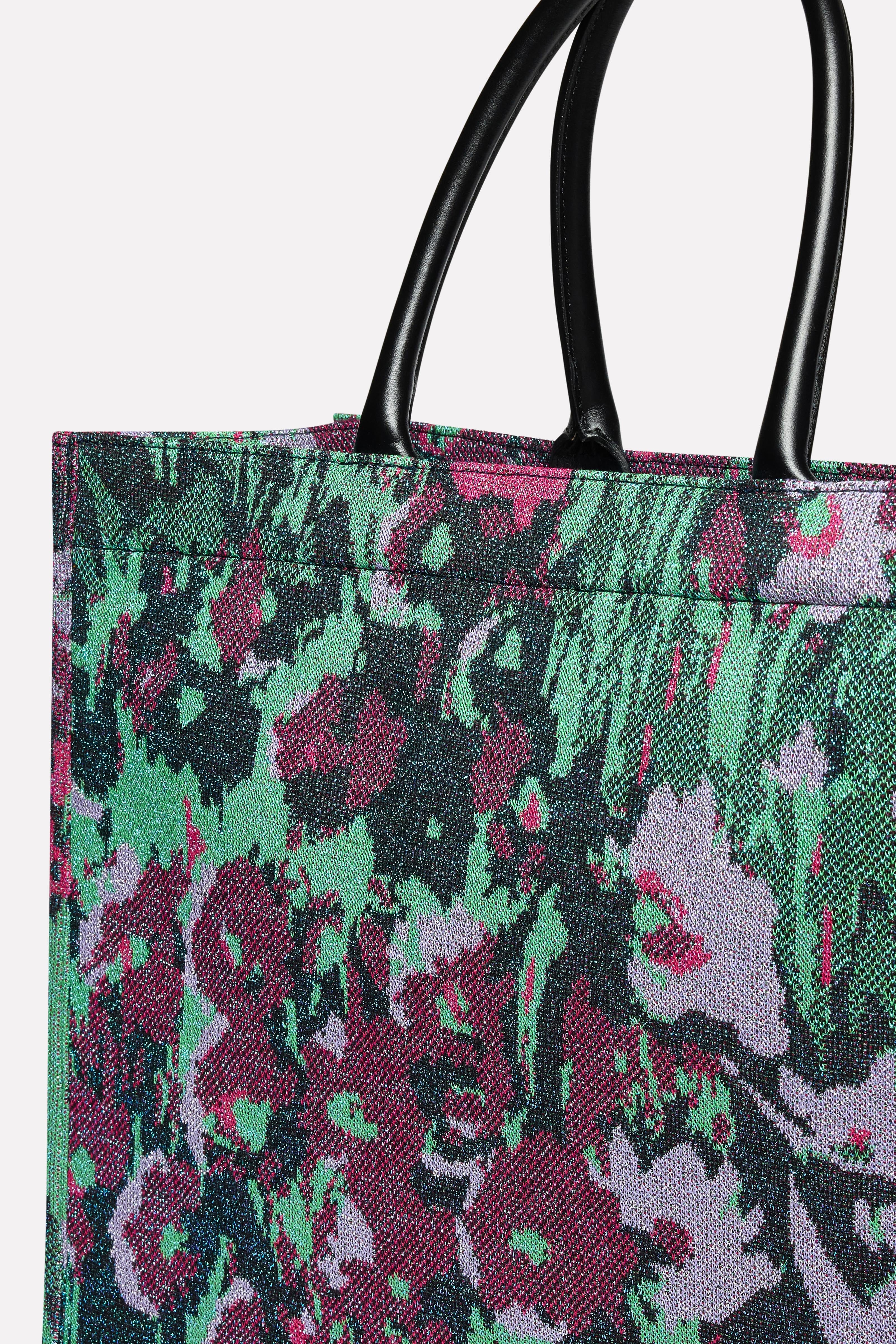 Shopper jacquard grafico